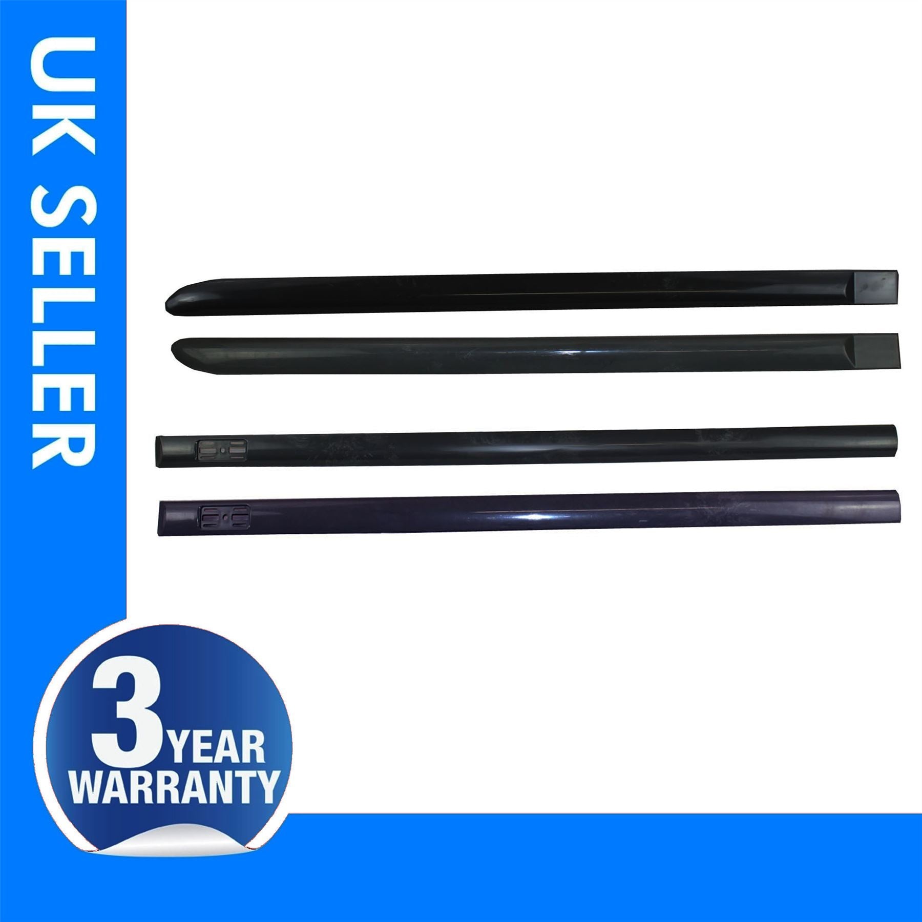 4X Door Moulding Panel Trim Strap Paintable Front & Rear Side Vauxhall  Opel Vectra B 9118586
