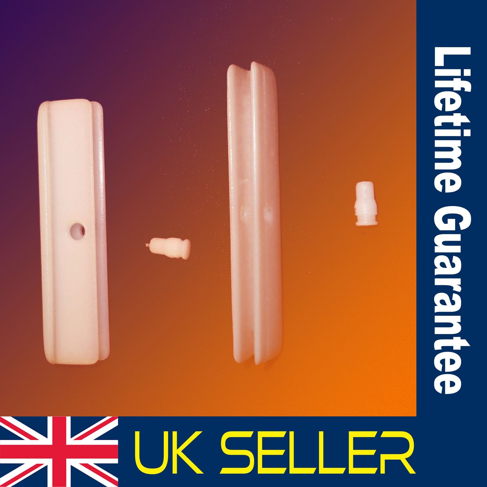 FIAT Punto Panda Bravo Window Regulator Repair Kit - Plastic - Glass Track Clips
