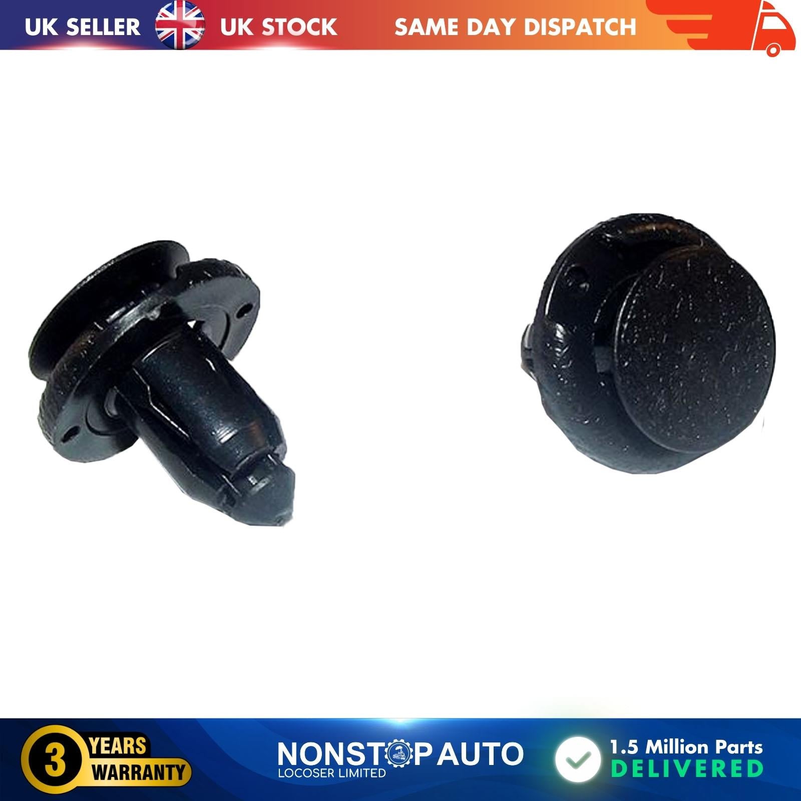 10 X Front Bumper Trunk Room Trimming Push Type Retainer Clips Fits NISSAN 01553-09611