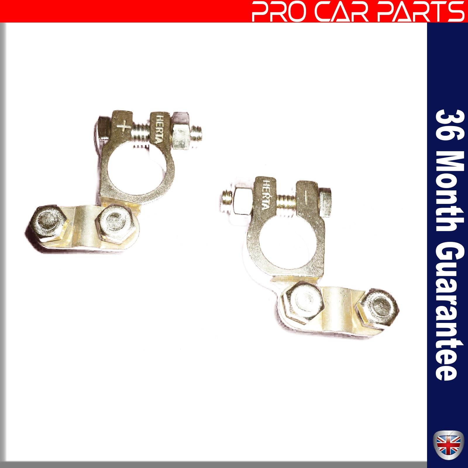 FOR Ford Vauxhall Leisure Battery terminals connectors Clamps X2 %100 copper