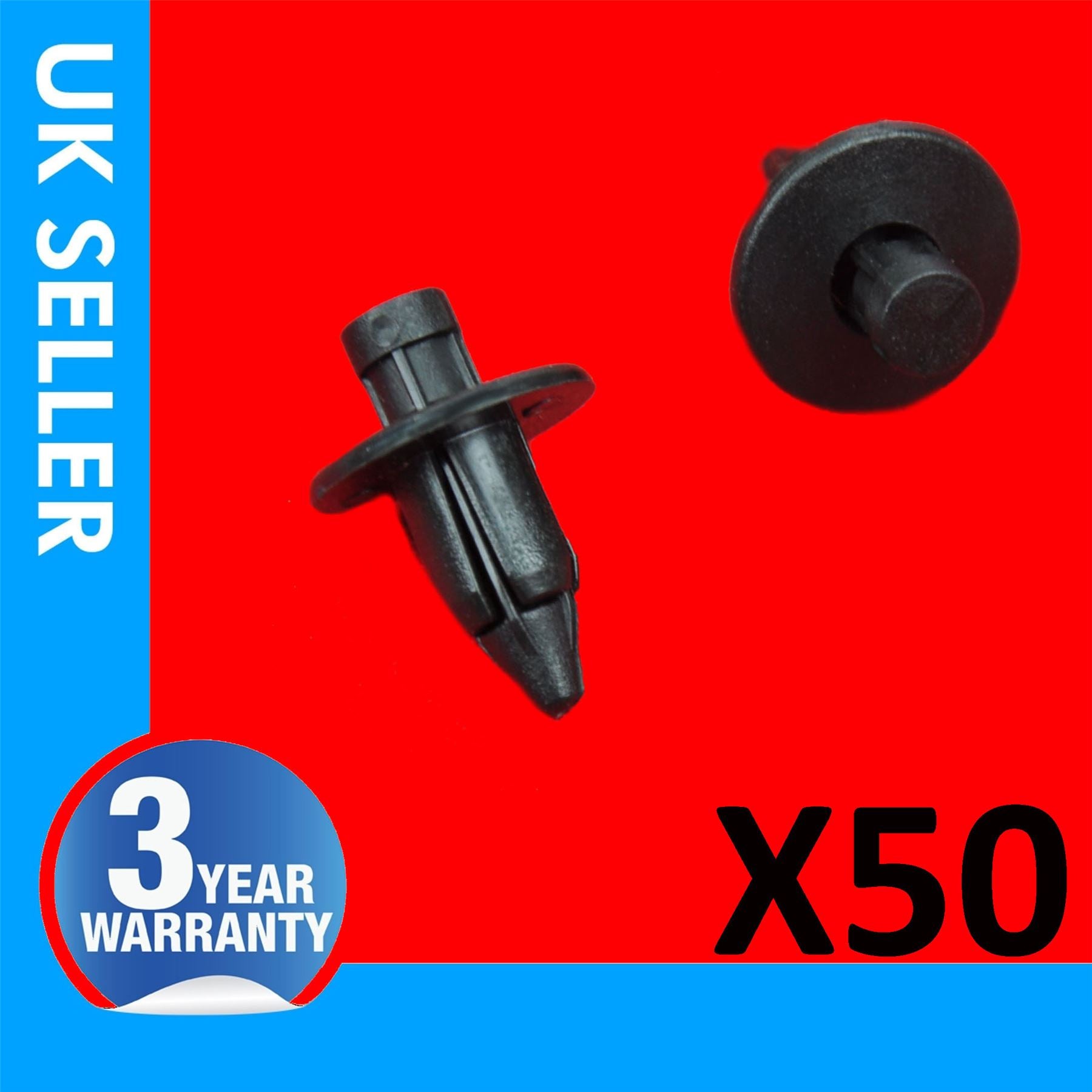50X For Toyota Hyundai Side Moulding Panel Clips 094090730