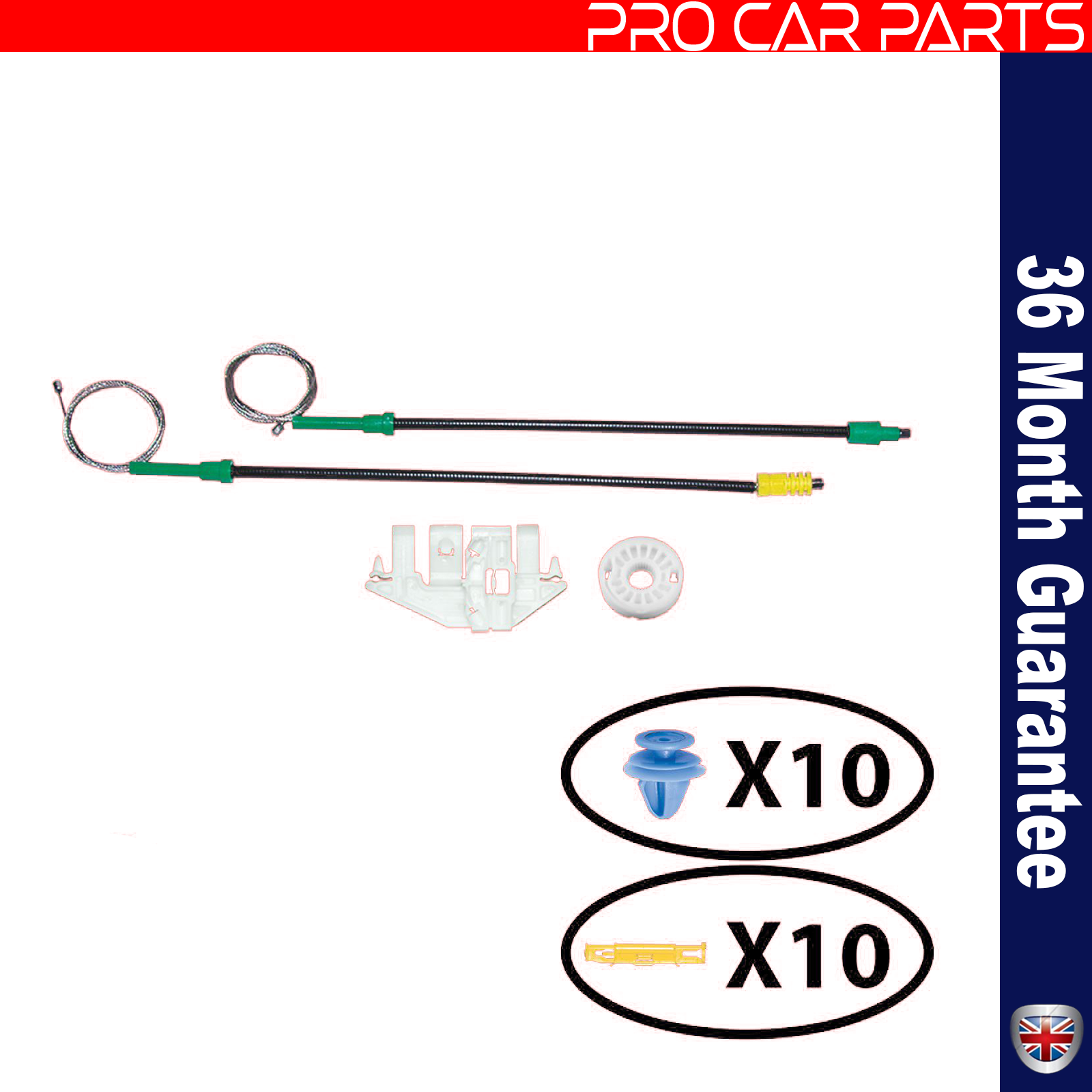 FOR PEUGEOT 406 WINDOW REGULATOR REPAIR KIT FRONT LEFT HAND SIDE