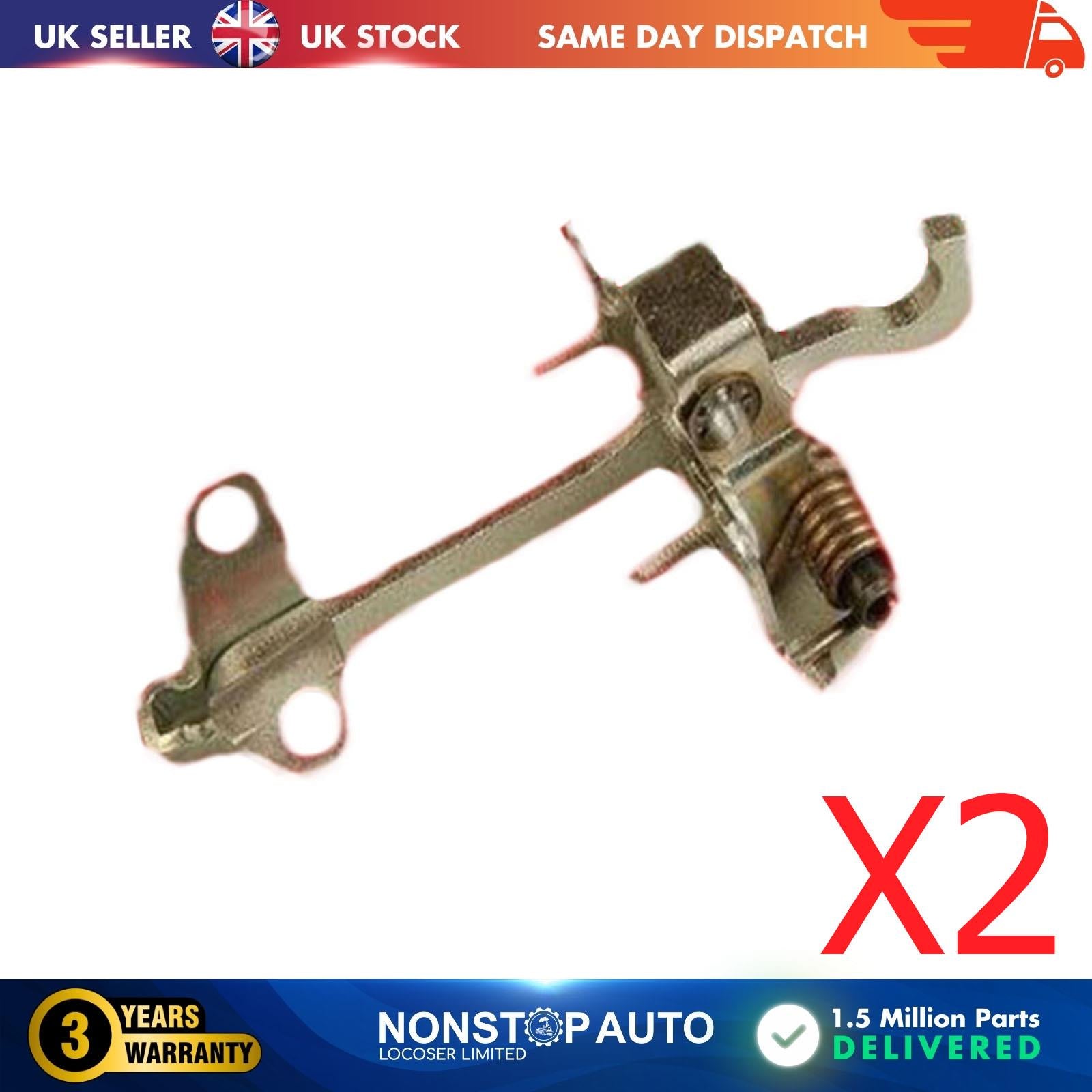 2 X Front Door Hinge Stop Check Strap Limitery Right and Left Side Fits PEUGEOT 406  9181A1