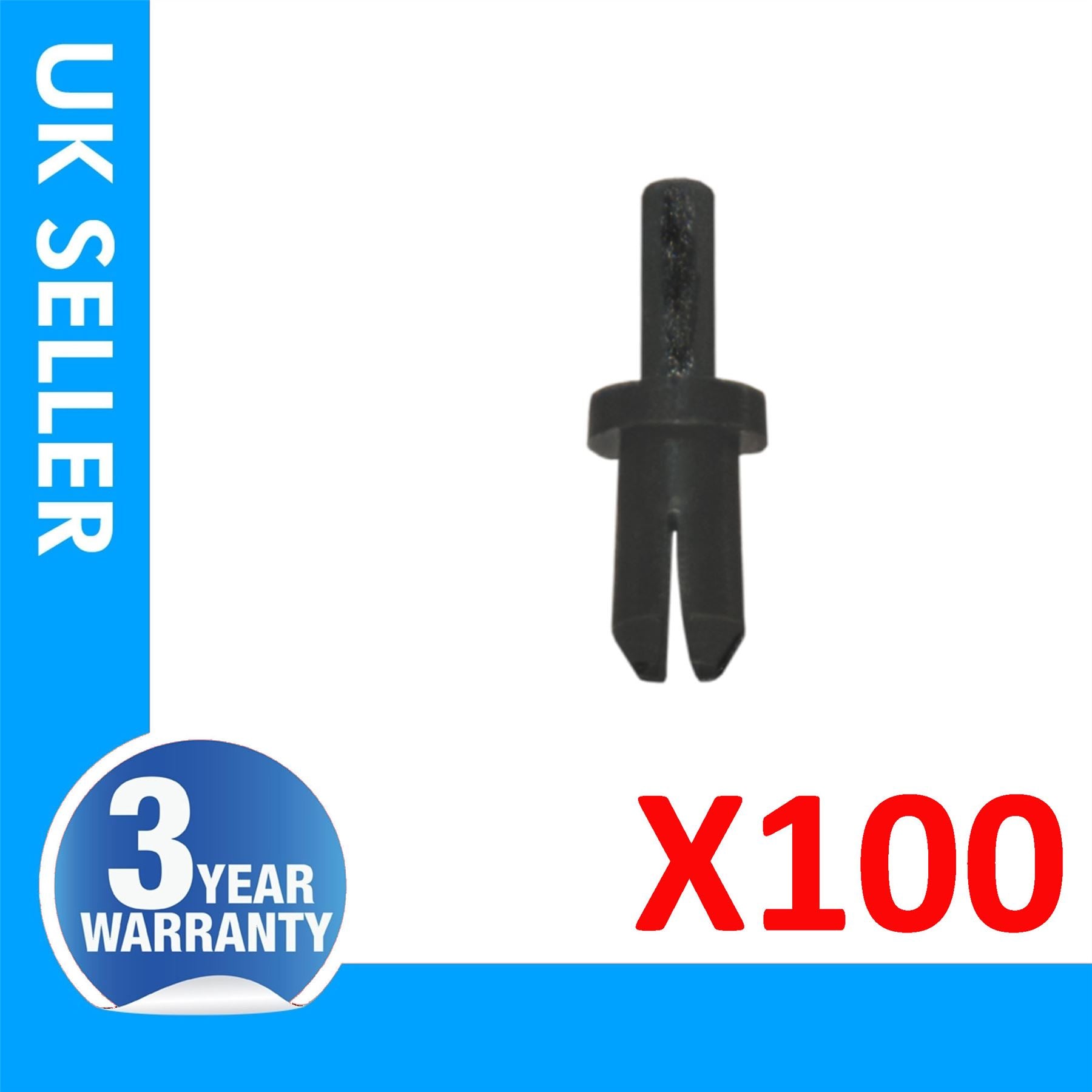 Universal Wheel Arch Moulding Panel Splash Guard Clips X100