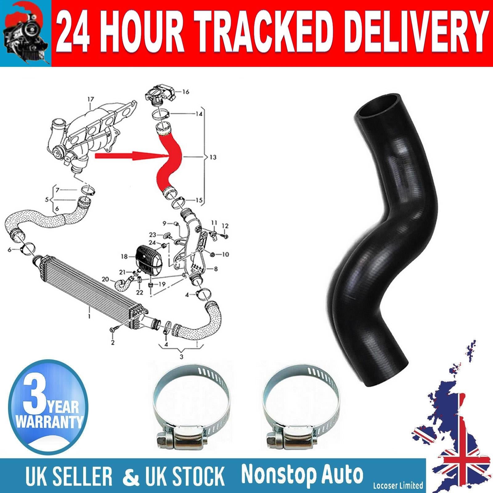 TURBO INTERCOOLER HOSE PIPE FOR  AUDI Q5 2.0TDI 8R0145737N
