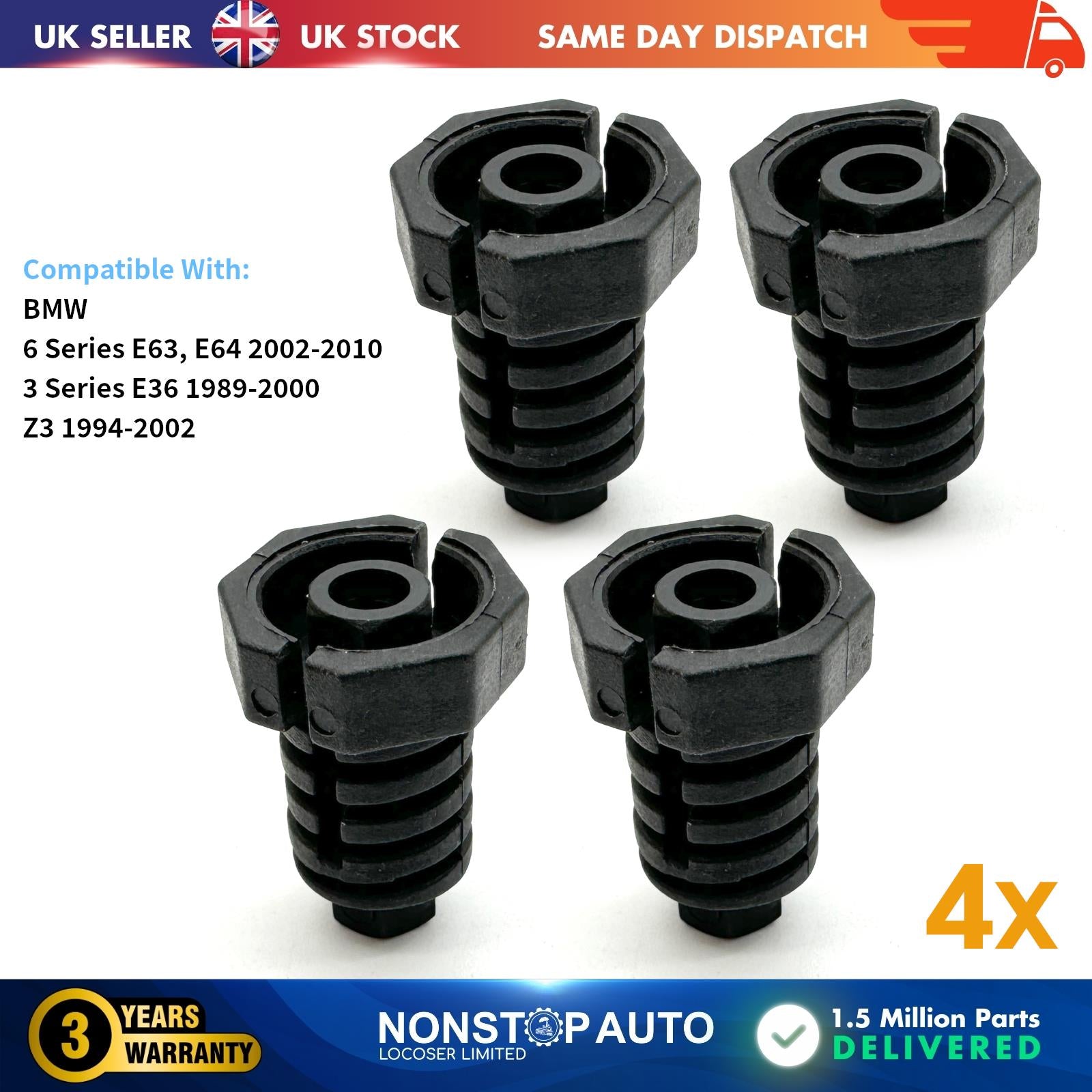 4X Headlight Adjusting Screw Clips For BMW 6 E63 E64 3 Series E36 Z3 63121387026