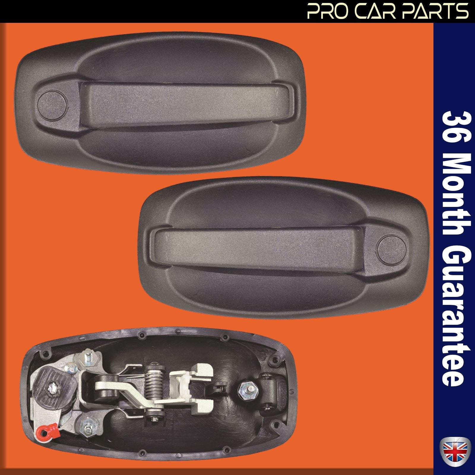Door Handle Front Left Right Fits FIAT Fiorino Qubo  9143.V1 9101.LC