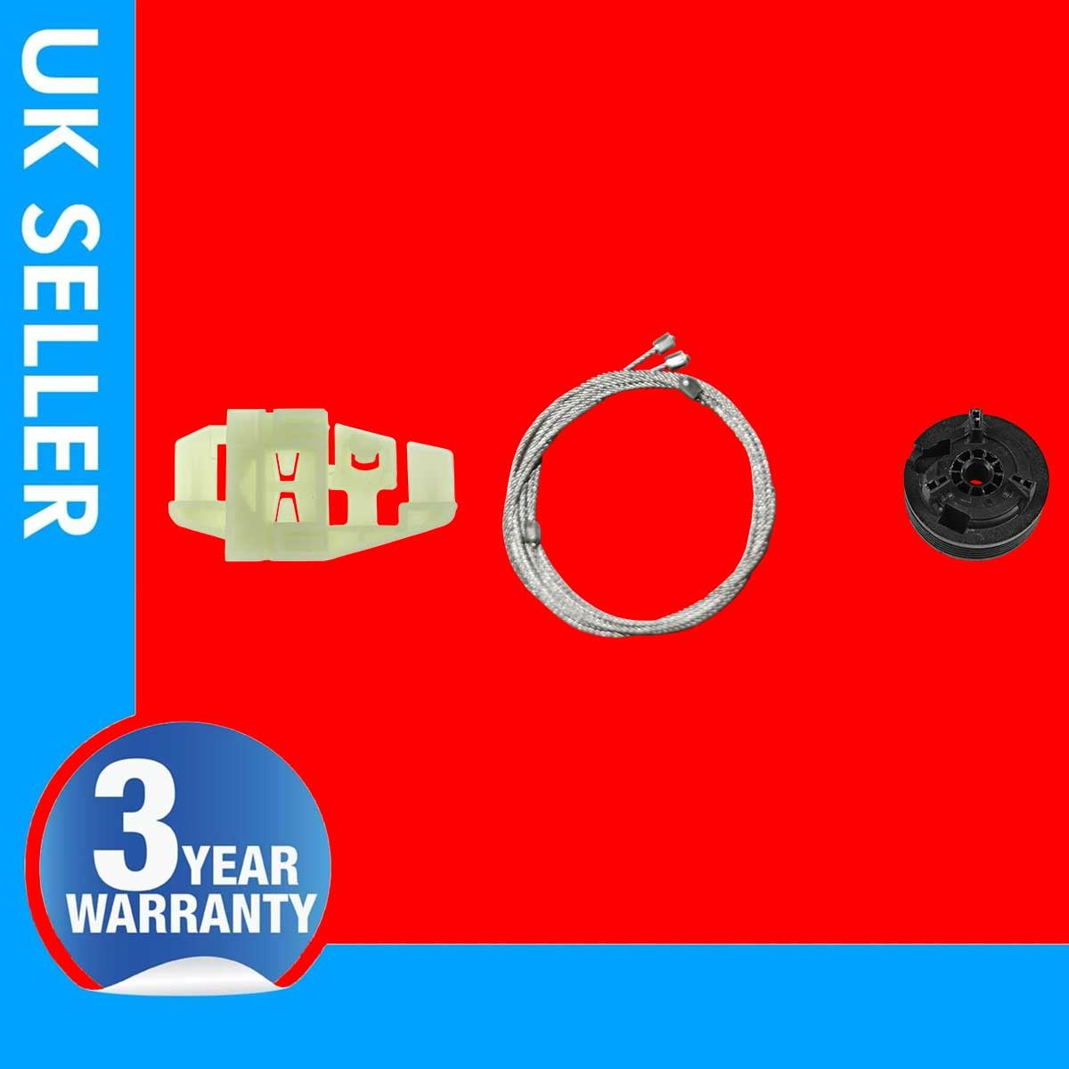 Fits RENAULT Modus Window Regulator Repair Kit Front Left Side 8200335242