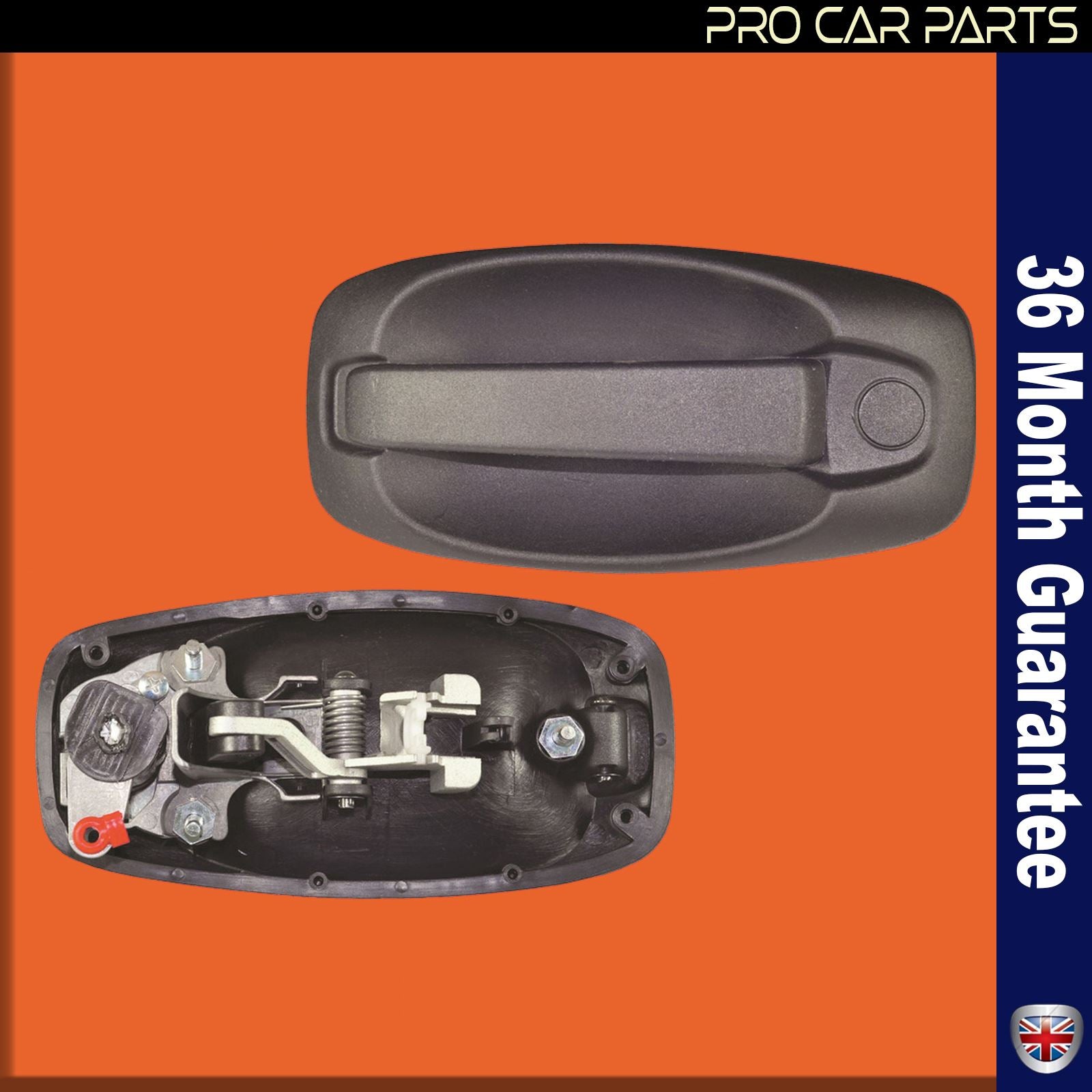 Door Handle Front Left Fits  FIAT Fiorino Qubo 9143.V1