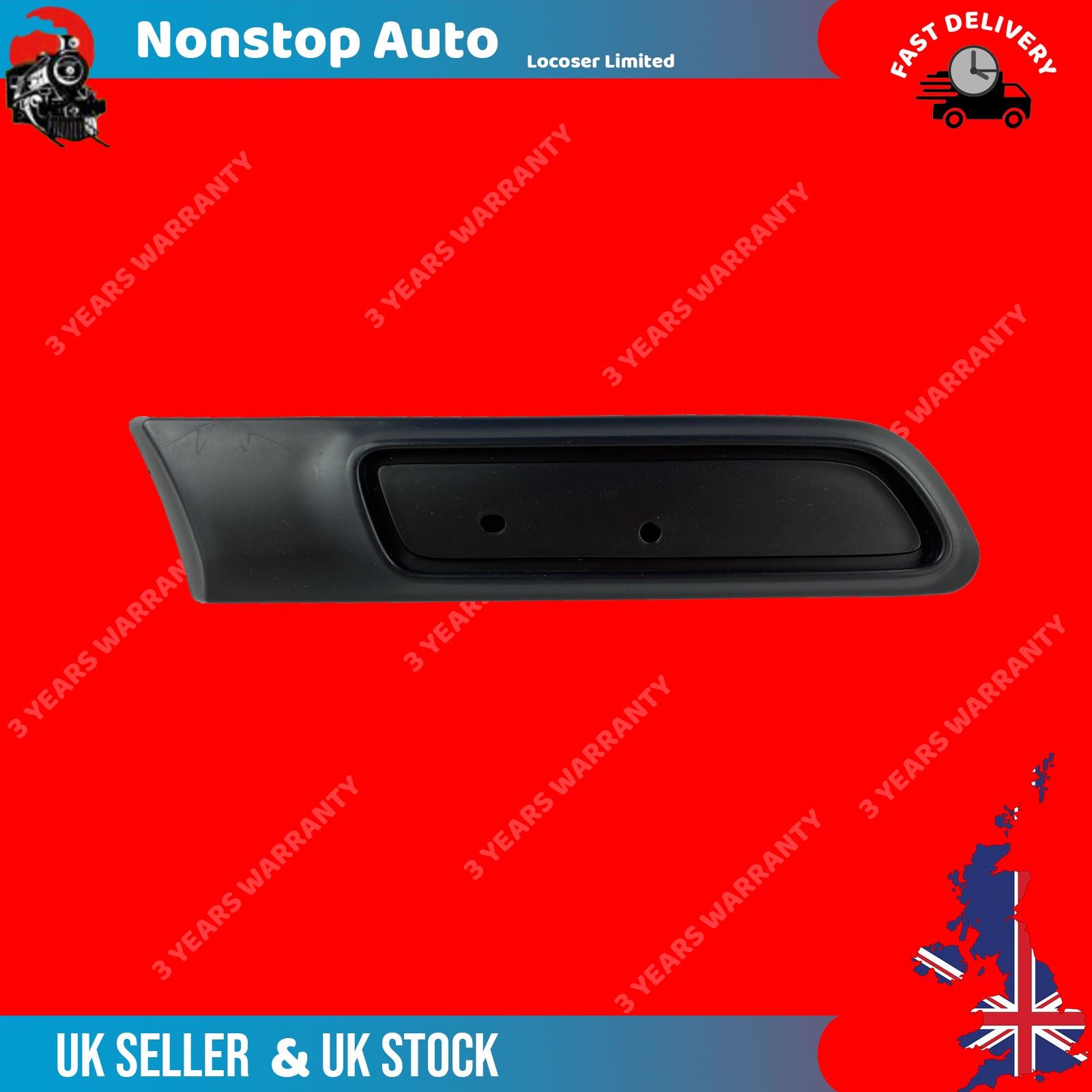 REAR WHEEL ARCH MOULDING PANEL TRIM STRAP RIGHT SIDE FITS FIAT 500 735488140