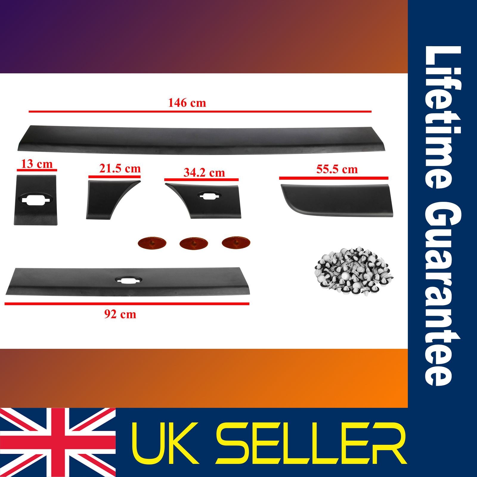 DOOR MOULDING STRIP INDICATOR SIGNAL LAMPS LEFT FOR  NISSAN NV 400 768F20004R