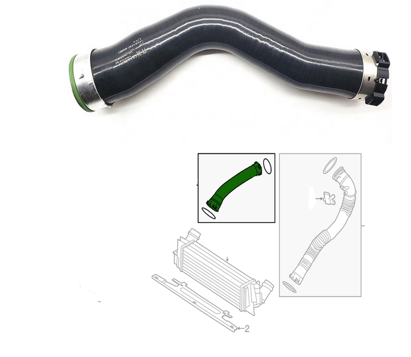 TURBO INTERCOOLER HOSE PIPE FOR  BMW X5  13718603095