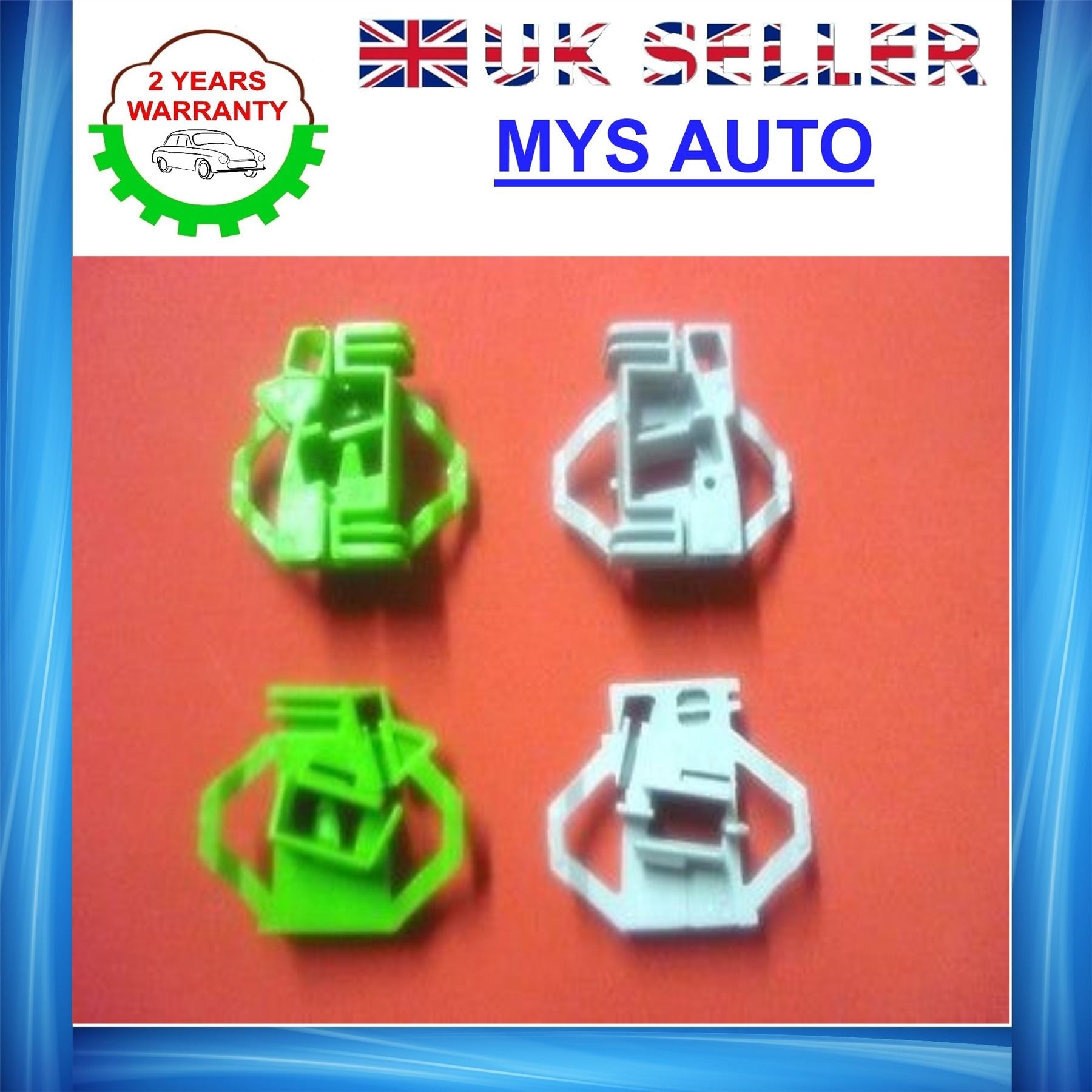 VW POLO window regulator clips / Front Right