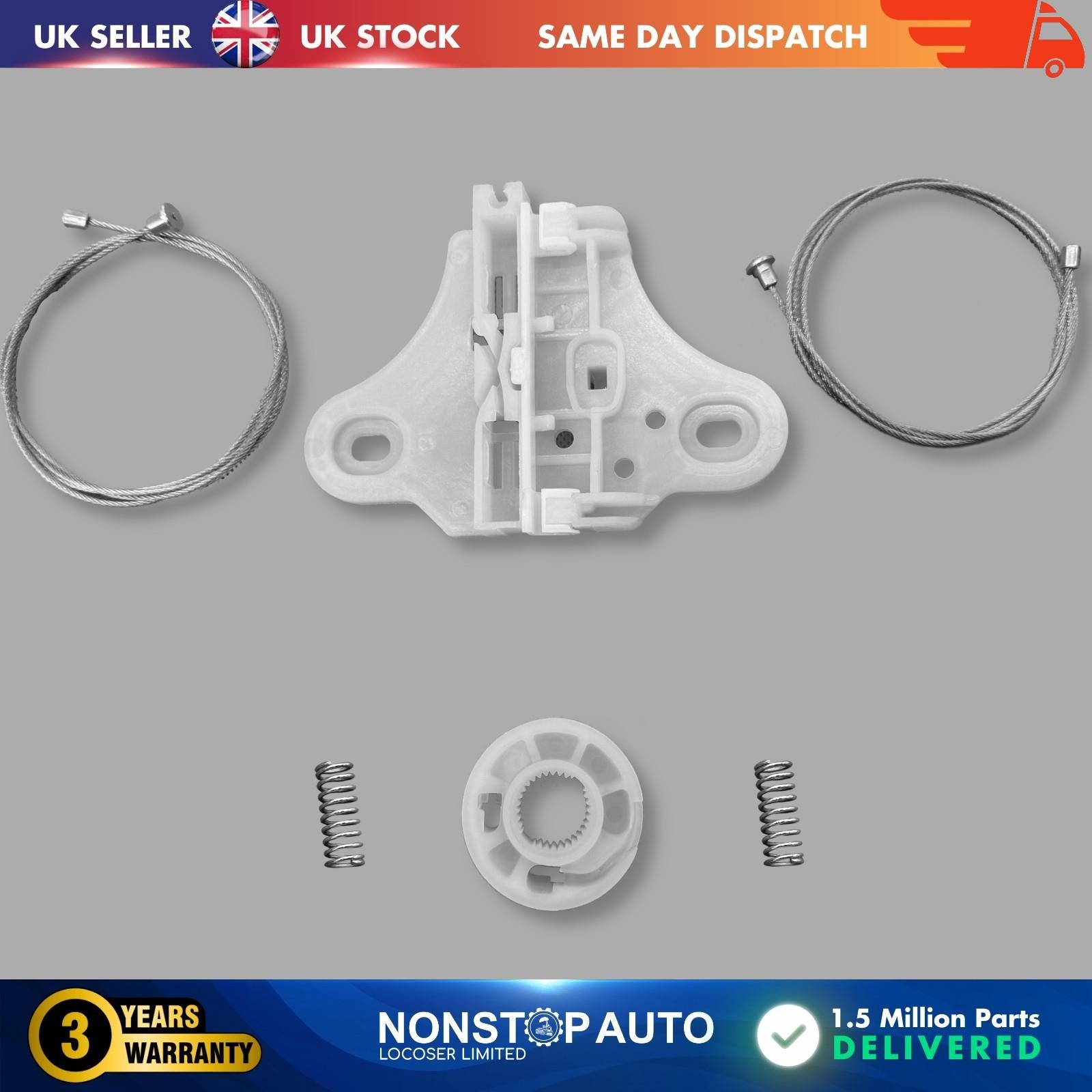 Window Regulator Repair Kit Front Left Side Fits RENAULT Clio Mk4  80721386