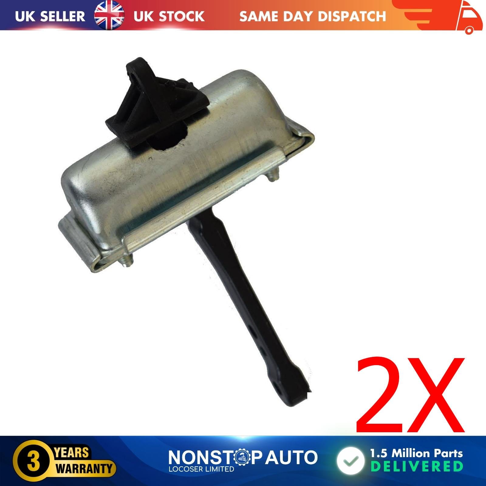 2X Front Door Hinge Stop Check Strap Limitery Right or Left Fits FORD Ranger