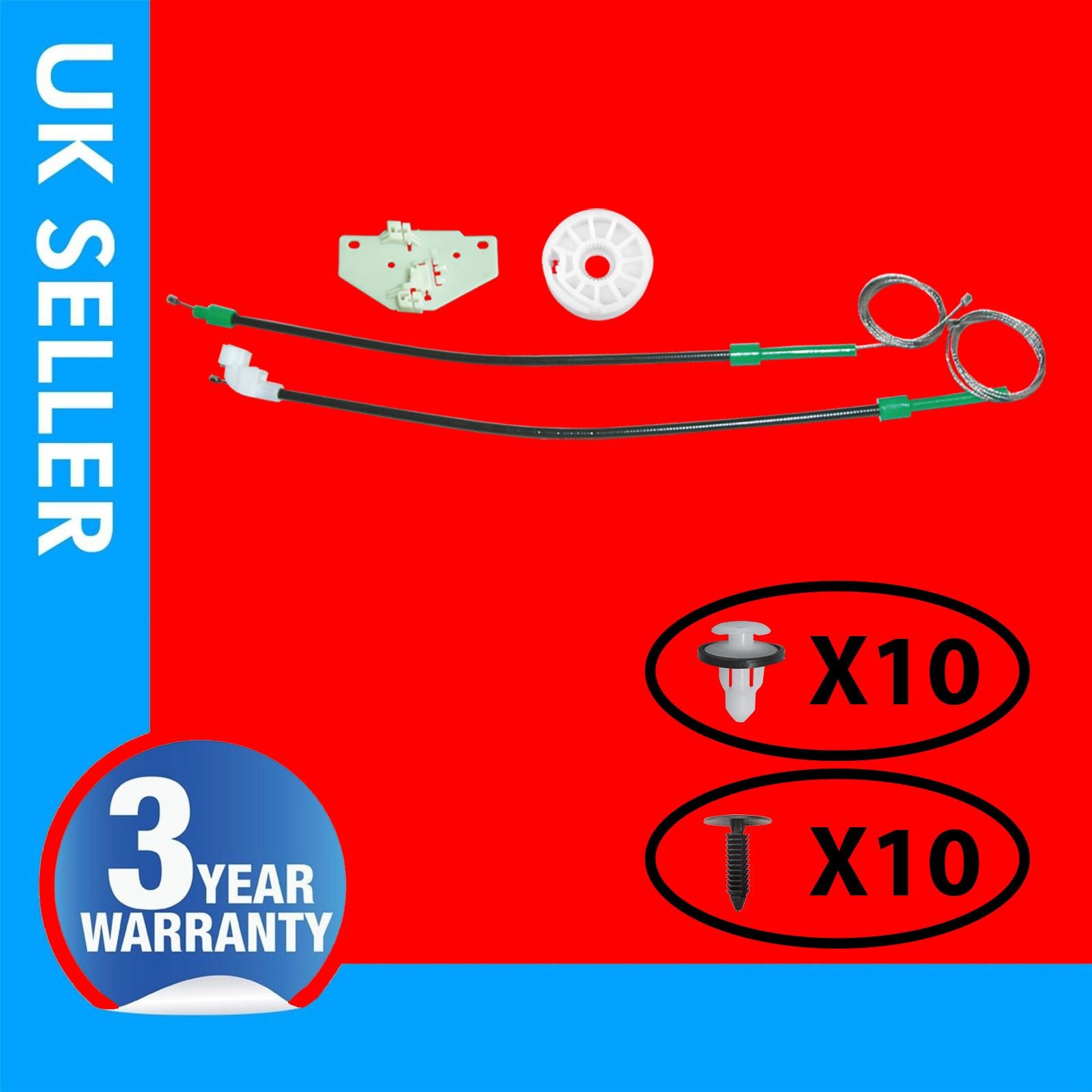 FORD TRANSIT CONNECT WINDOW REGULATOR REPAIR KIT FRONT SIDE LEFT