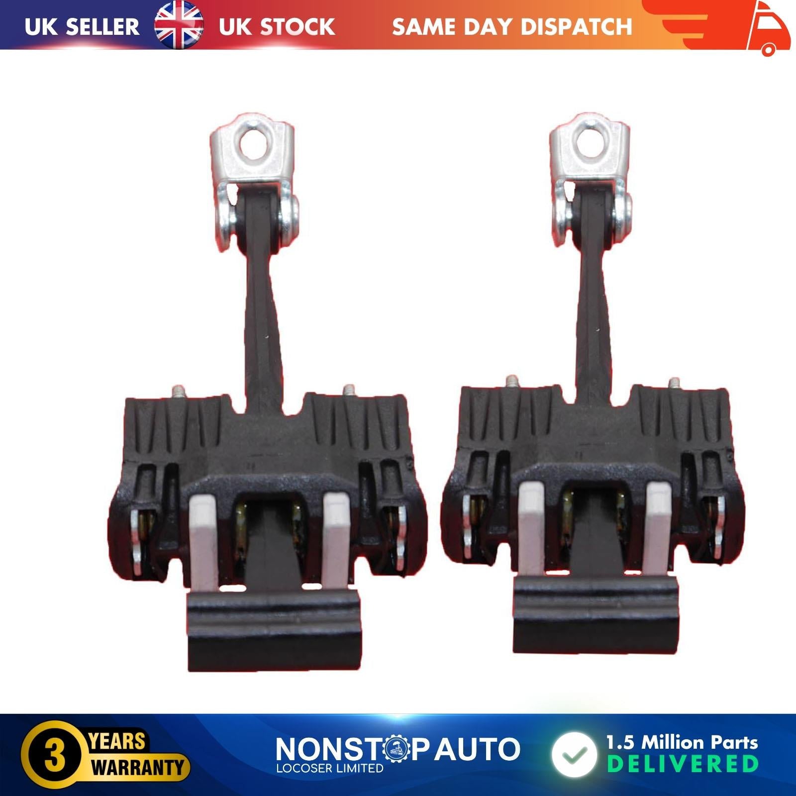 2 X Front Door Hinge Stop Check Strap Limitery Right and Left Side Fits VAUXHALL Zafira 13227947