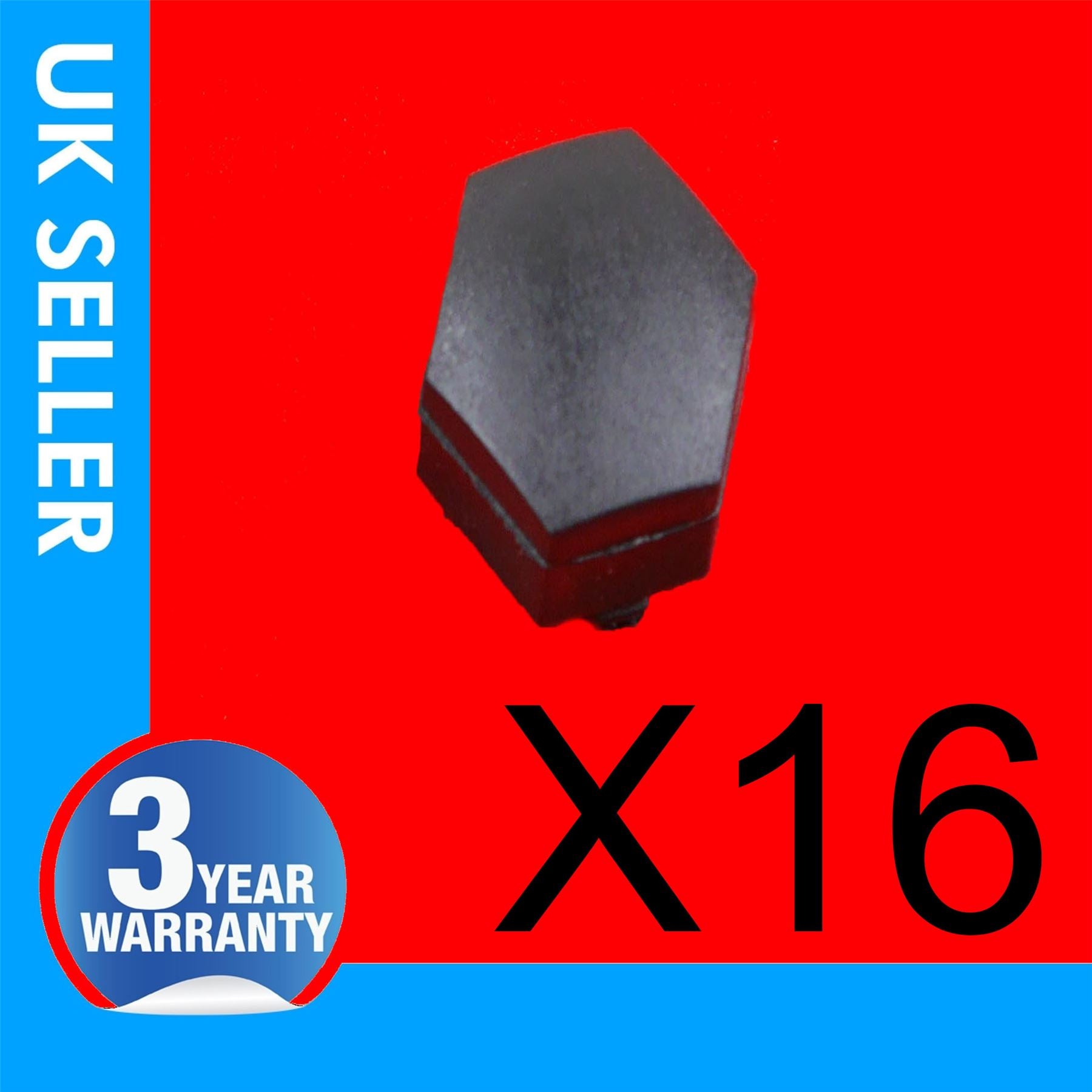 16X wheel Nut Bolt Cover Cap For Vauxhall Vectra B Silver Grey 10068811