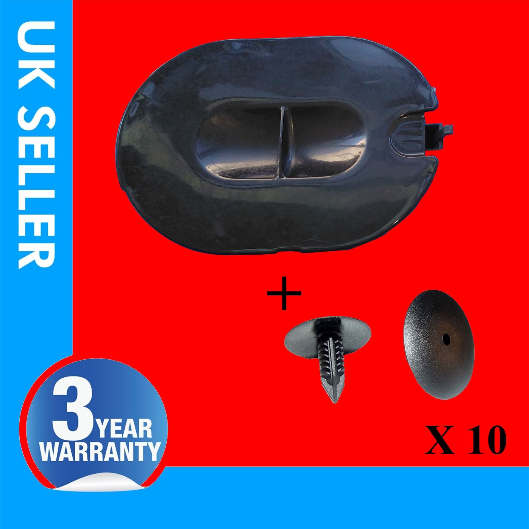 Front Hood Wheel Arch Headlight Flap Cover Cap Clips Right Fits RENAULT Megane