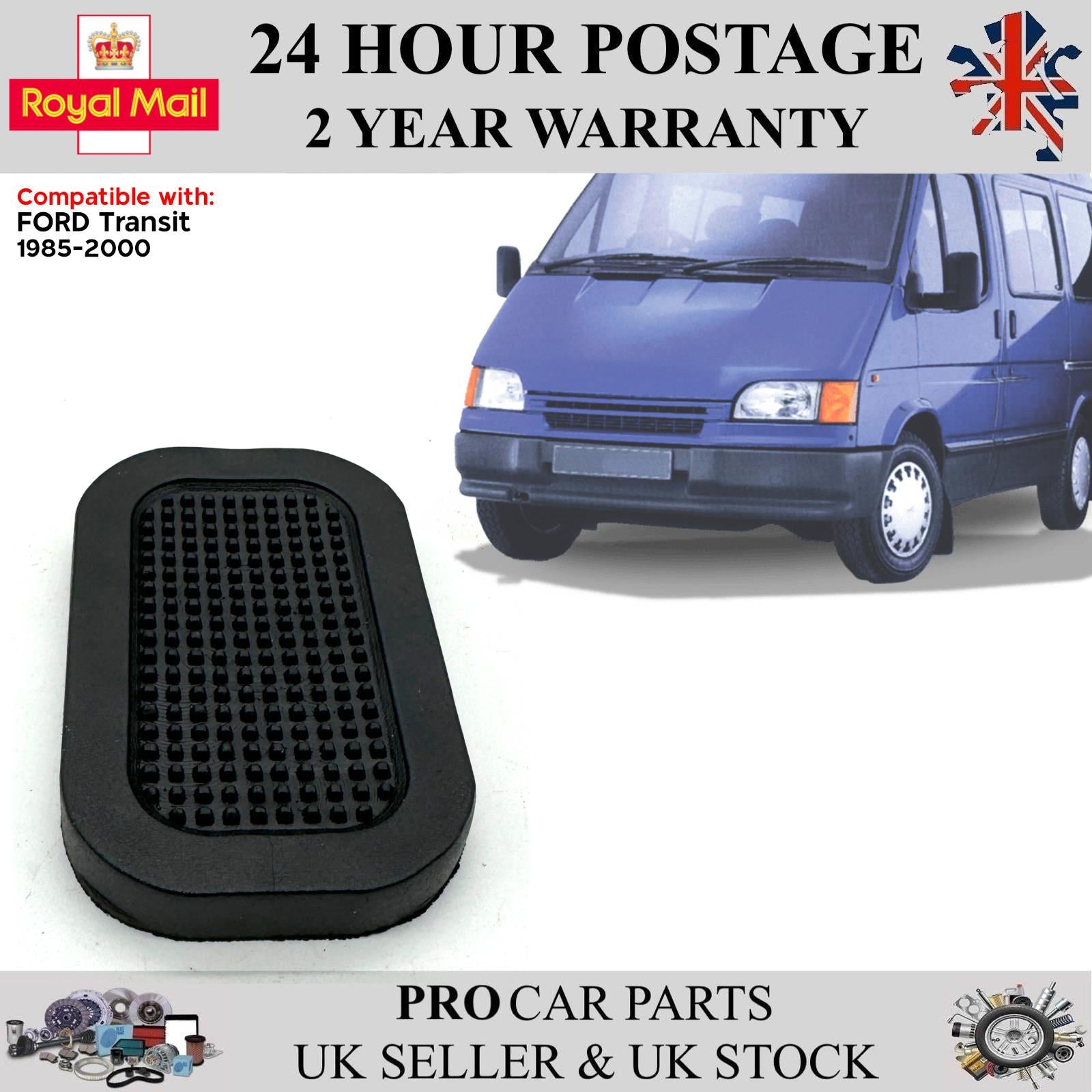 BRAKE CLUTCH RUBBER PEDAL PAD Fits FORD Transit MK3 MK4 MK5 1985 - 2000 86VB2454AA