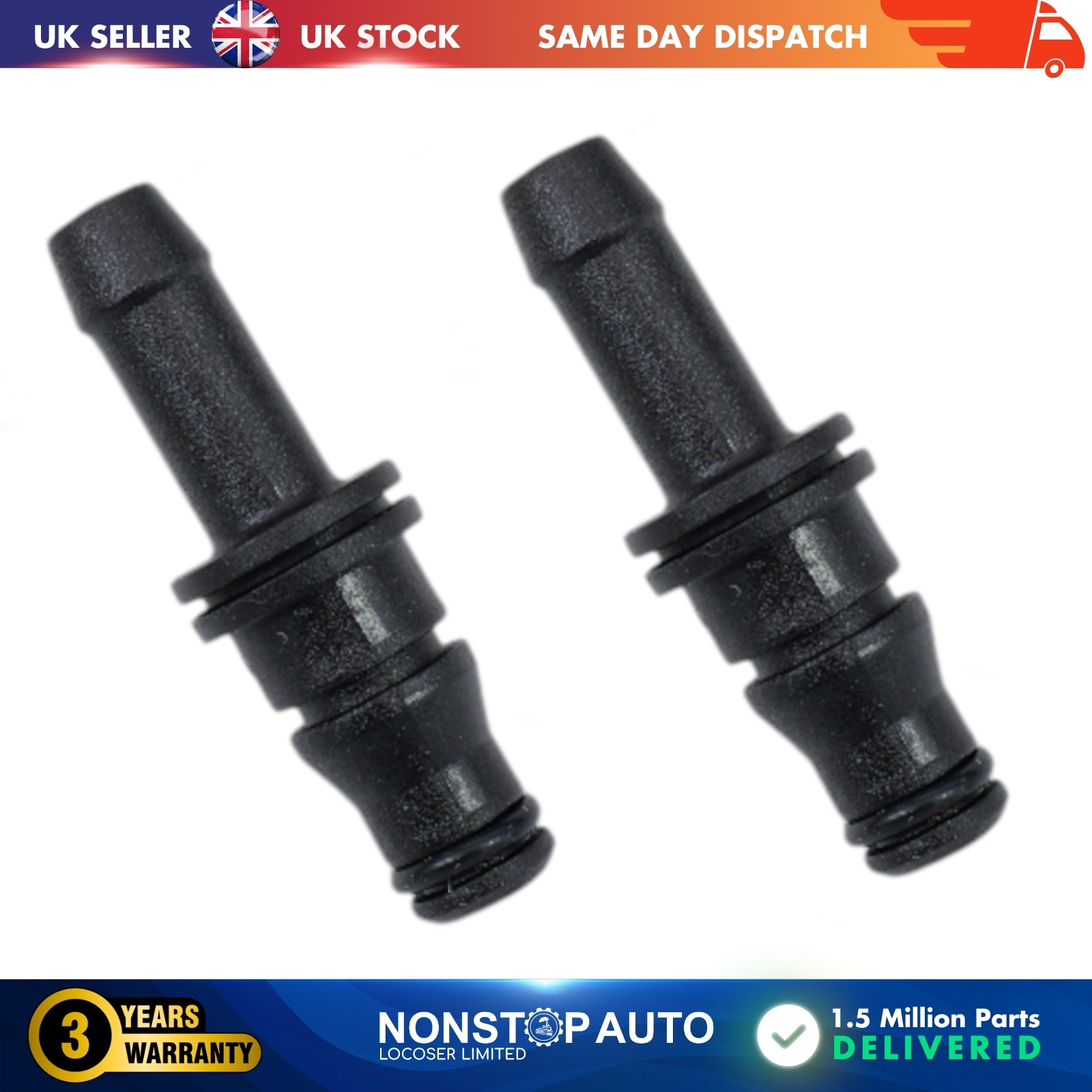 2X CONNECTOR COOLANT PIPE FOR MERCEDES C-CLASS CLC-CLASS CLK GL-CLASS M-CLASS S-CLASS 003 9970689T
