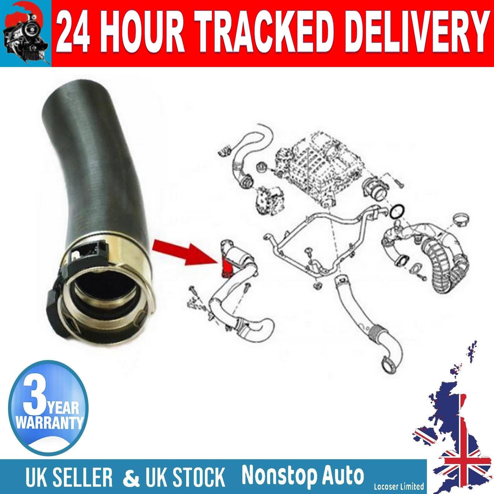 TURBO INTERCOOLER HOSE PIPE FOR RENAULT TRAFIC II  OPEL VIVARO A 2.0 CDTI 144602126R