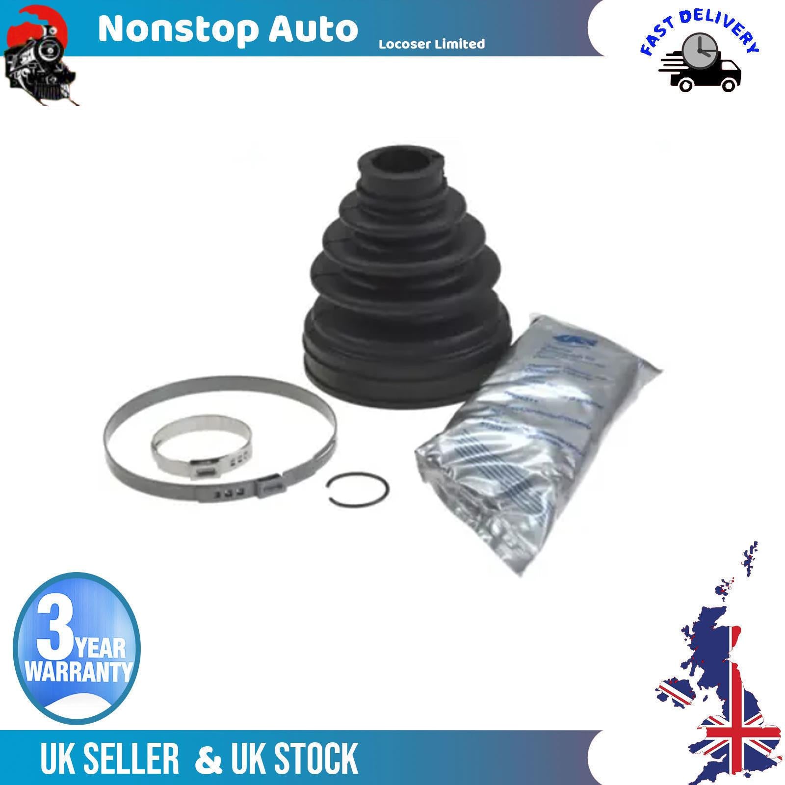DRIVER SHAFT BELLOW SET FITS OPEL VAUXHALL Corsa Combo Meriva Tigra  26073421