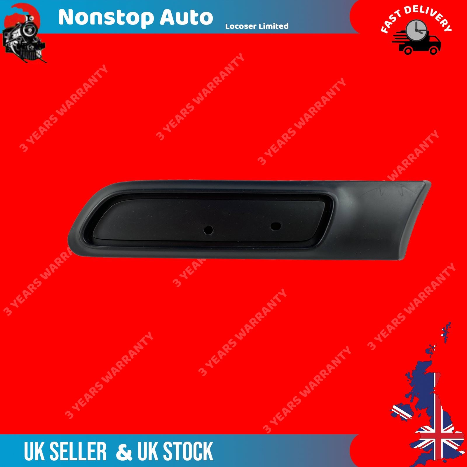 REAR WHEEL ARCH MOULDING PANEL TRIM STRAP LEFT SIDE FITS FIAT 500 735488139