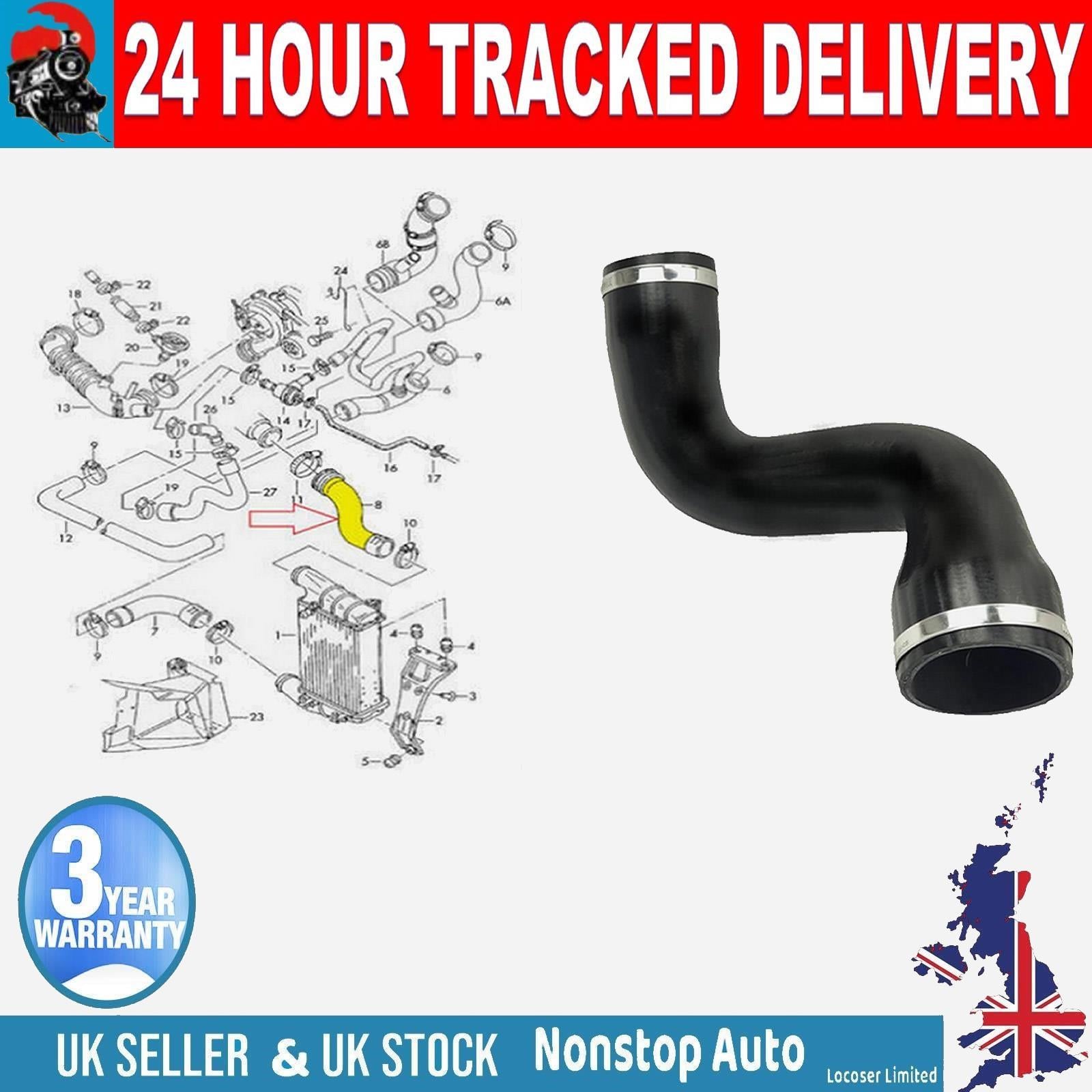 TURBO INTERCOOLER HOSE PIPE FOR  AUDI A4 1.8 SEAT EXEO 1.8 T 8E0145838D