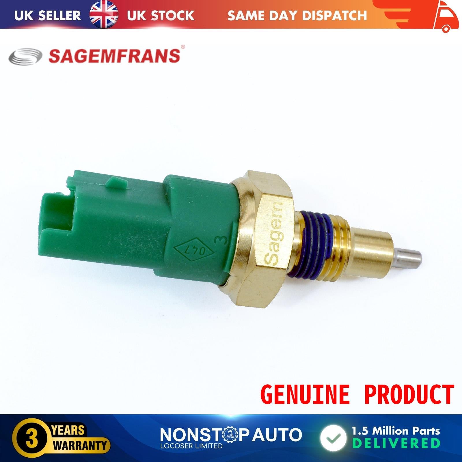 Genuine Sagem Reverse Light Sensor Switch For Renault Clio MK2 Scenic MK2 Kangoo Laguna MK2 Trafic Nissan Qashqai X-Trail Juke Micra Note NV200 8200177718