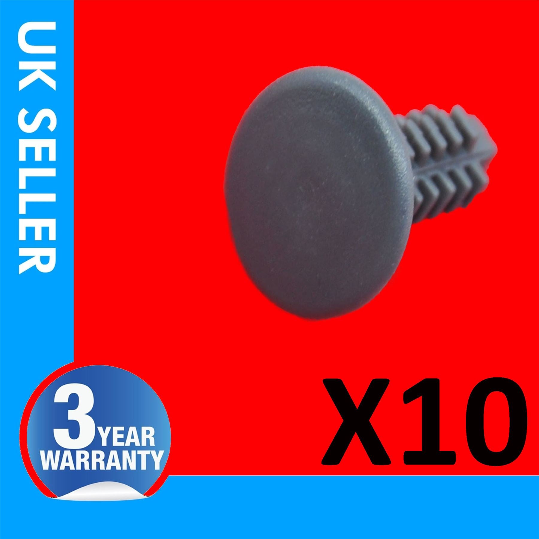 10X For Fiat Doblo Alfa Romeo Iveco Door Moulding Panel Trim Clips 712113631