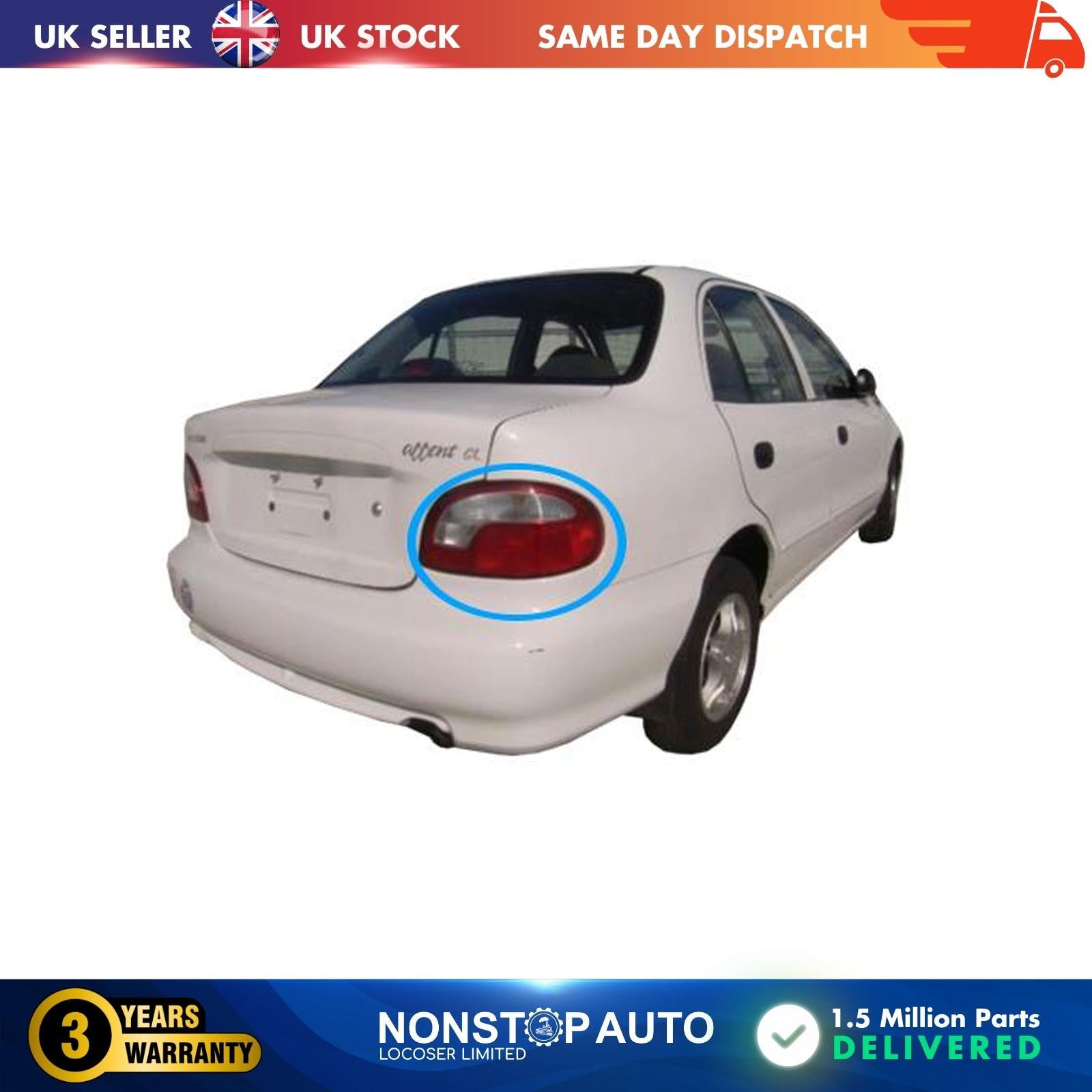 Rear Tail Light Lamp Without Bulb Holder / Right Side FOR HYUNDAI ACCENT
