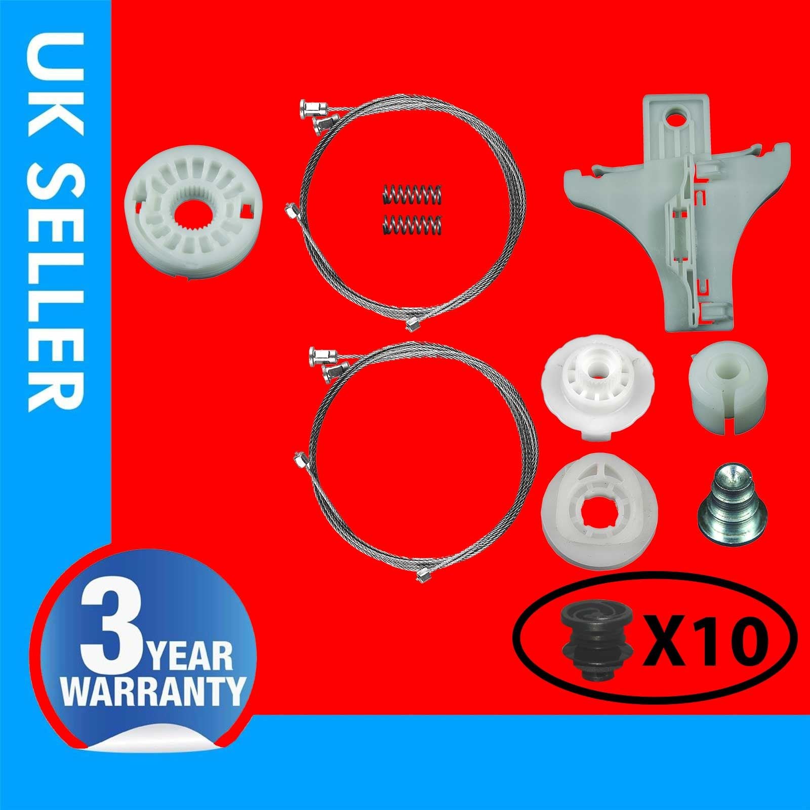 VOLKSWAGEN GOLF MK4 & BORA WINDOW REGULATOR REPAIR KIT FRONT RIGHT