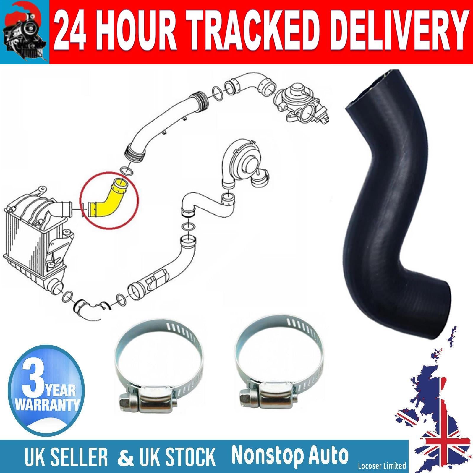 TURBO INTERCOOLER HOSE PIPE FOR VW POLO IV 1.9 TDI SEAT CORDOBA III-IBIZA I 1.9 TDI  SKODA FABIA I 1.9 TDI  6Q0145828D