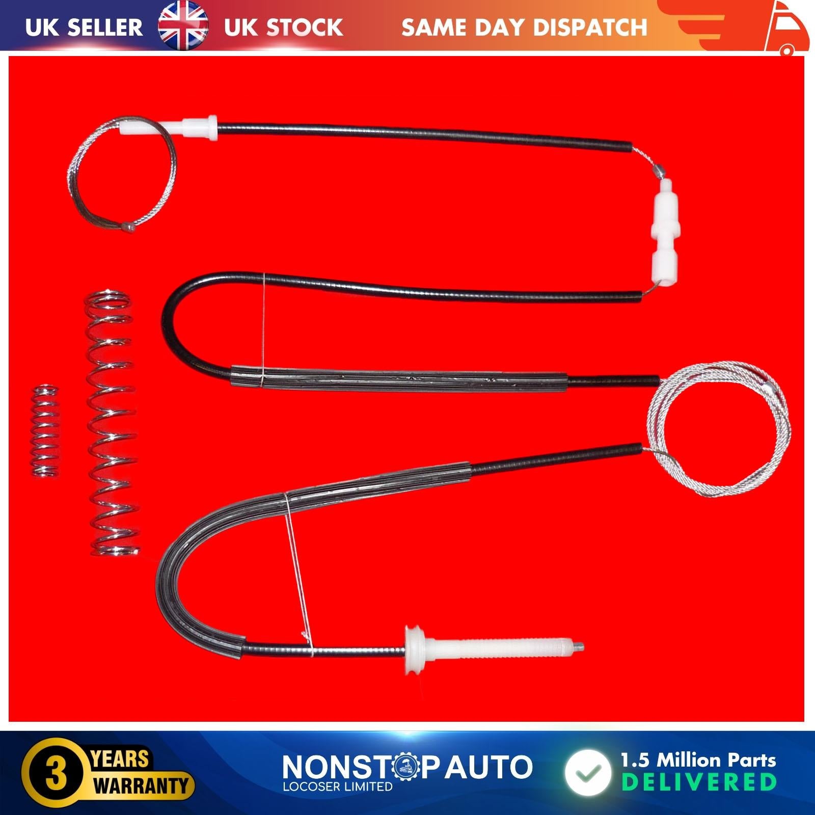 Window Regulator Repair Kit  Front Right Fits Audi TT I 8N0837461