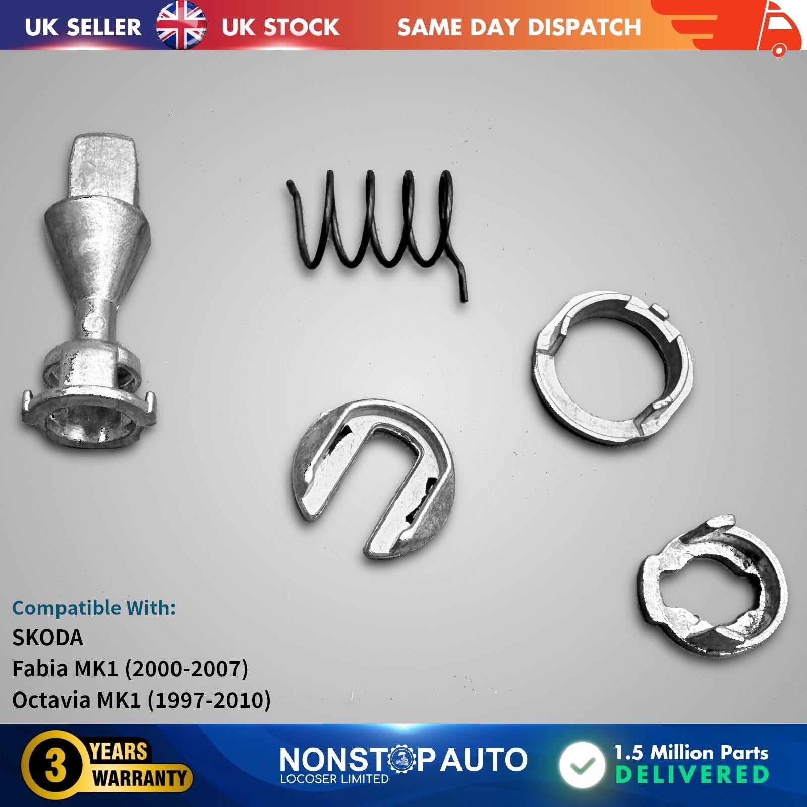 Door Lock Cylinder Repair Kit For SKODA Fabia Octavia MK1