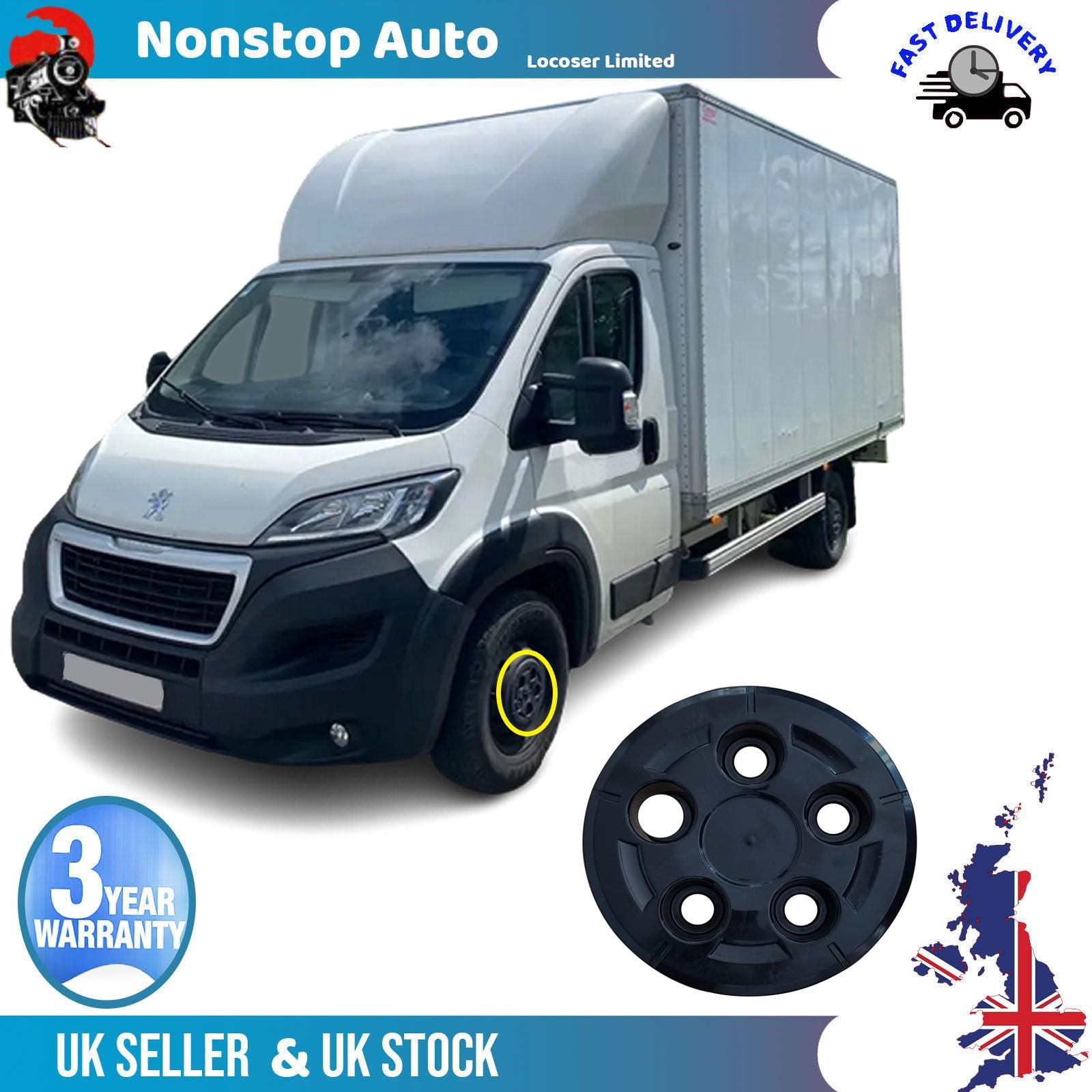 Wheel Trim Cover Black 16â€ For PEUGEOT Boxer III 2006-2014 5416J8