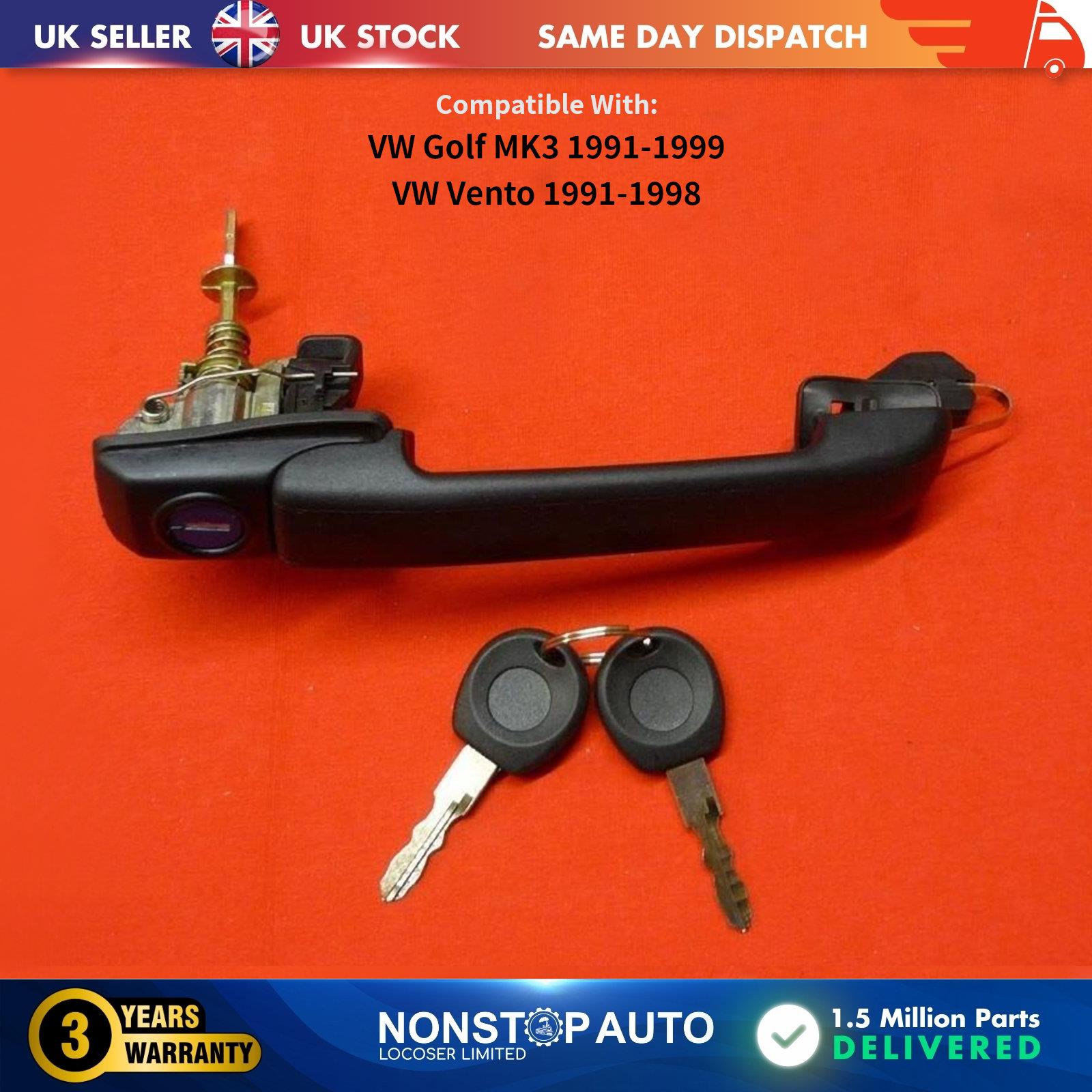 VW Golf MK3 Vento Front Door Handle / Fits Right and Left Side
