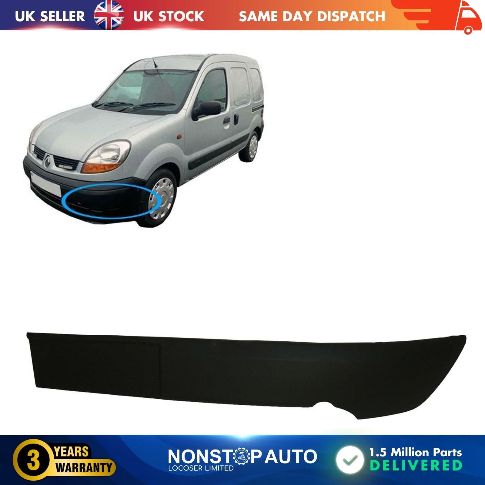 Bumper Corner Strap Front Right for Renault Kangoo
