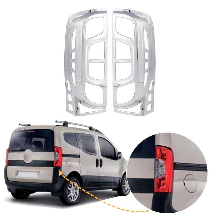For Citroen Nemo Peugeot Bipper rear light cover chrome / Left&Right