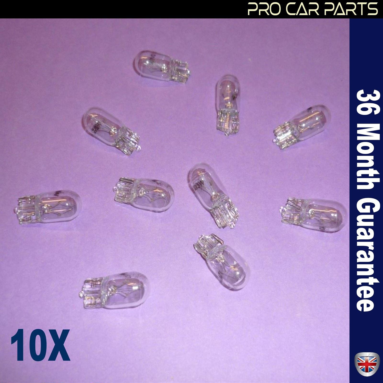 Side indicator White Signal Lights Bulb X 10 For  NISSAN NV400