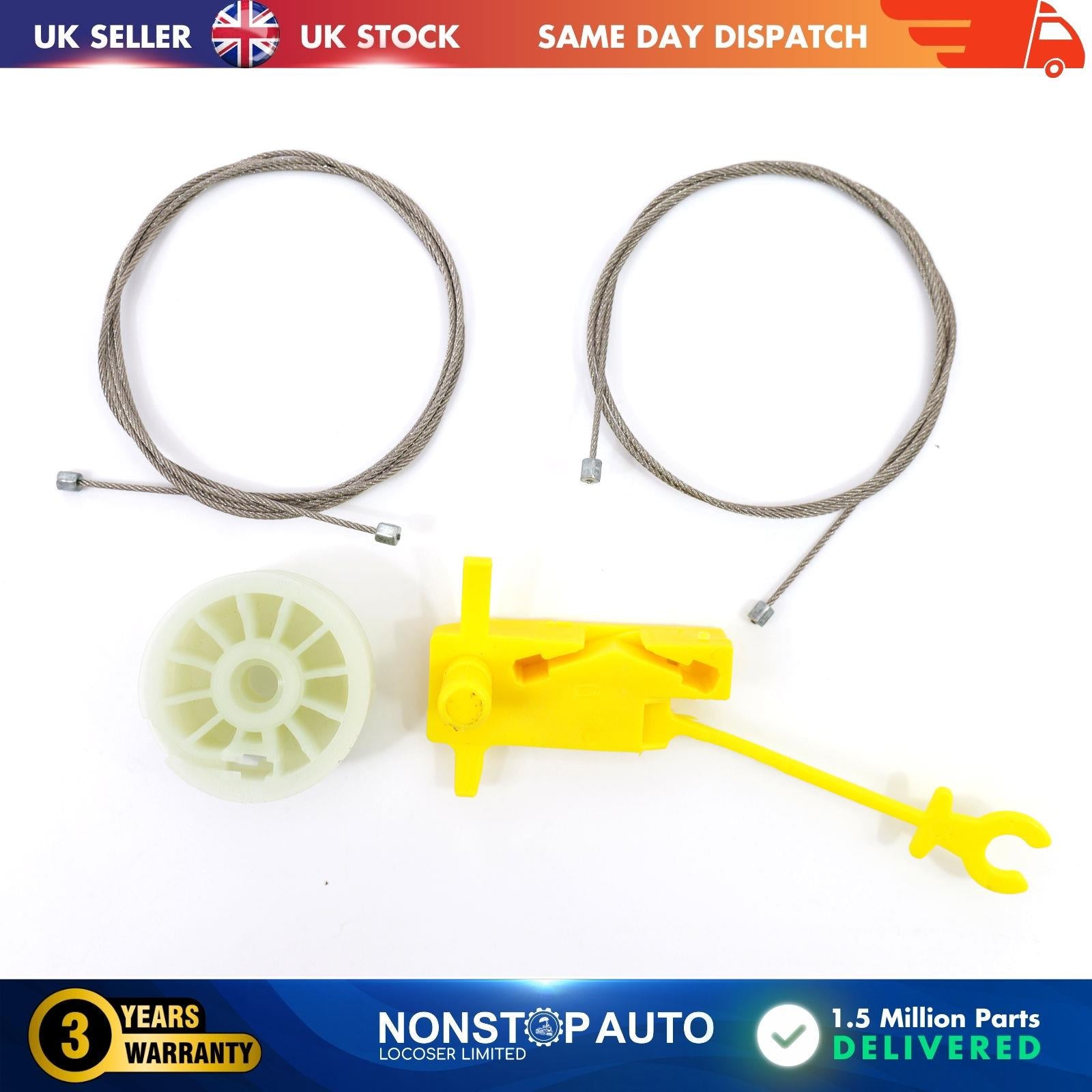 WINDOW REGULATOR REPAIR KIT FRONT RIGHT RENAULT TRAFIC VAUXHALL VIVARO FIAT DUCATO PEUGEOT Boxer