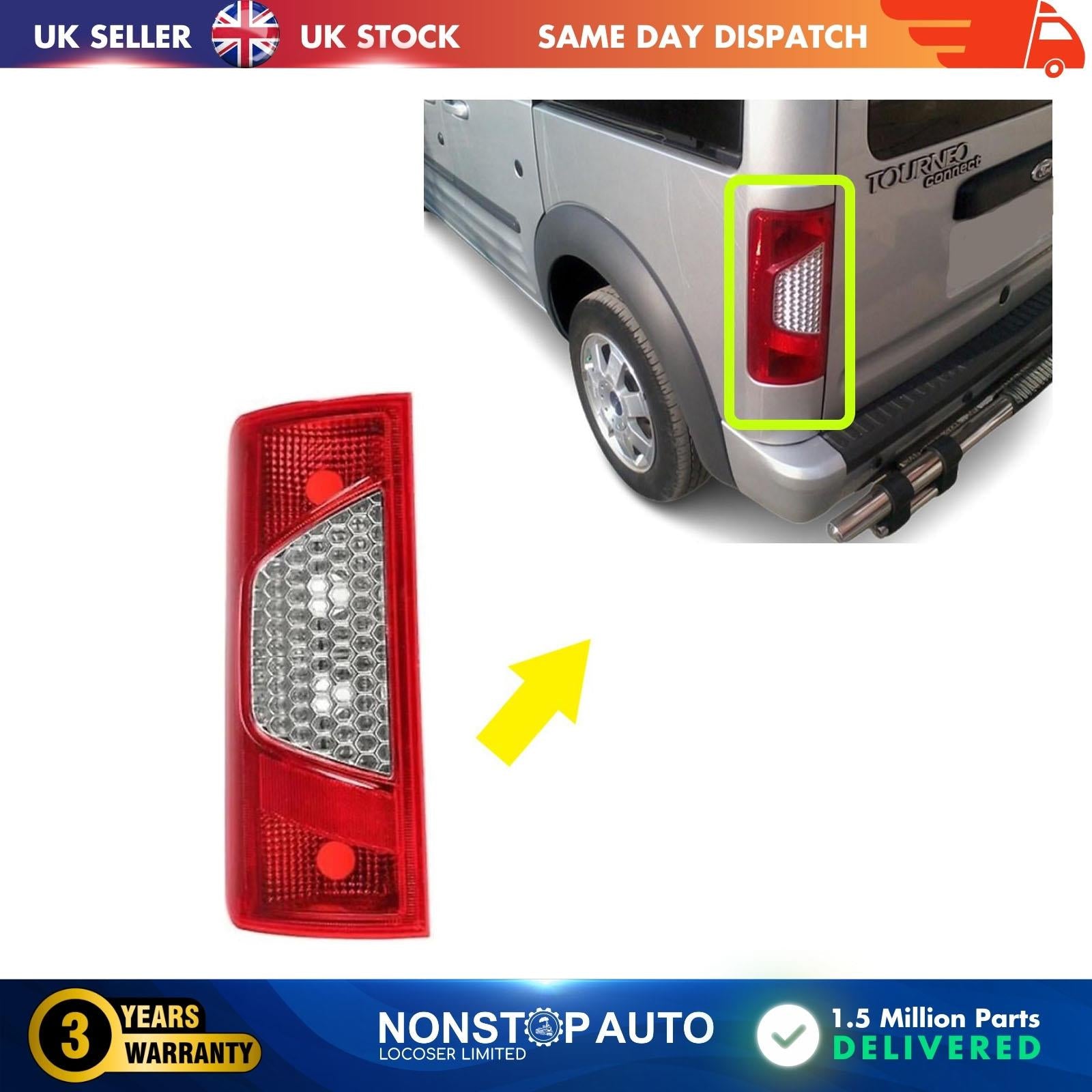 Tail Light Lamp Rear Left Side Fits FORD Connect 2009-2013 9T1613404