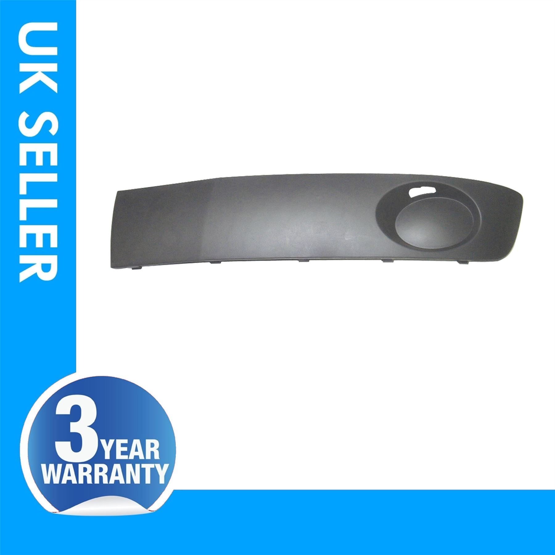 VOLKSWAGEN MULTIVAN TRANSPORTER T5 CARAVELLE FRONT BUMPER GRILL TRIM BOTTOM FOG LIGHT LEFT 7E0807489 (2003-2015)