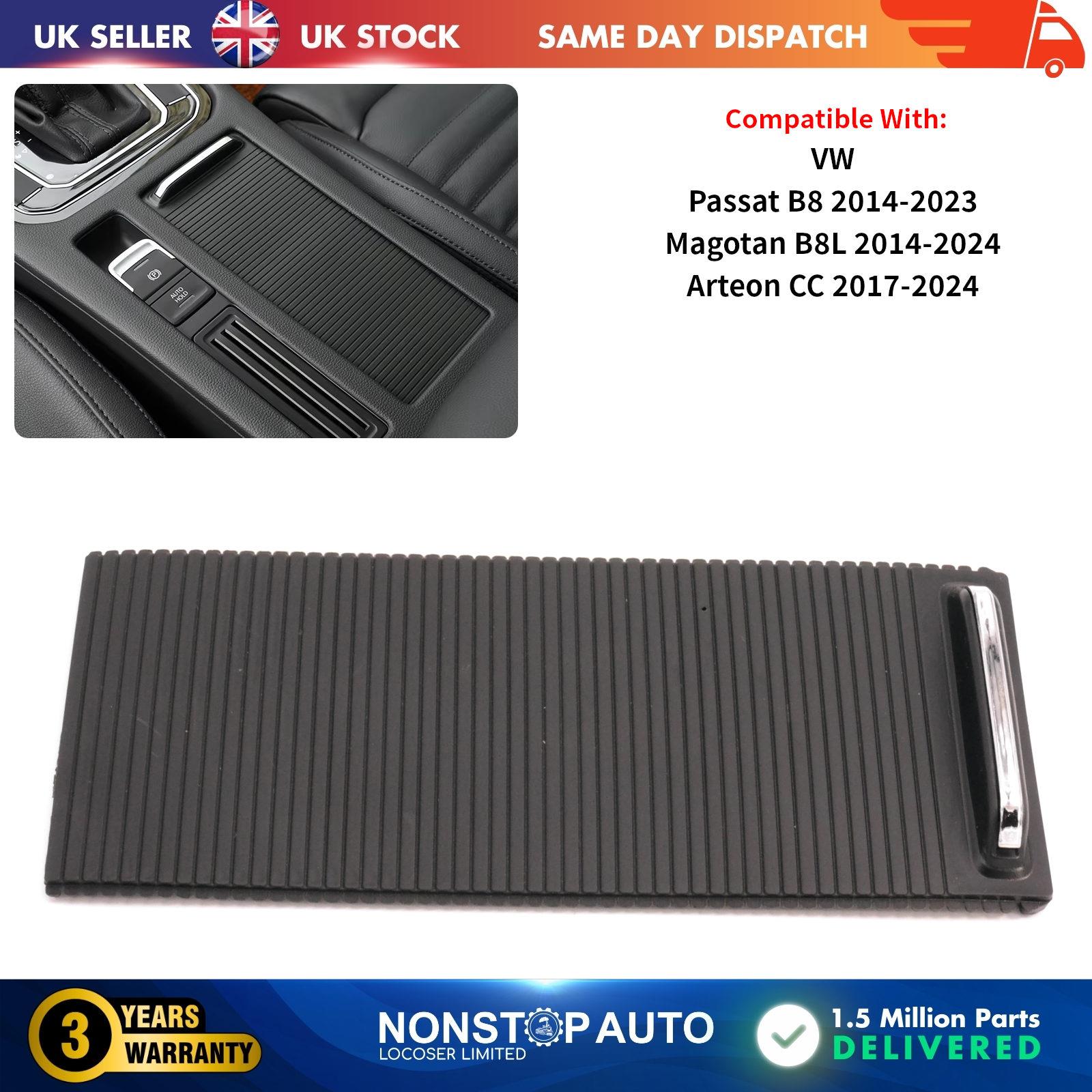 Center Console Cup Holder Roller Cover Black For VW Passat B8 Arteon 3G086253