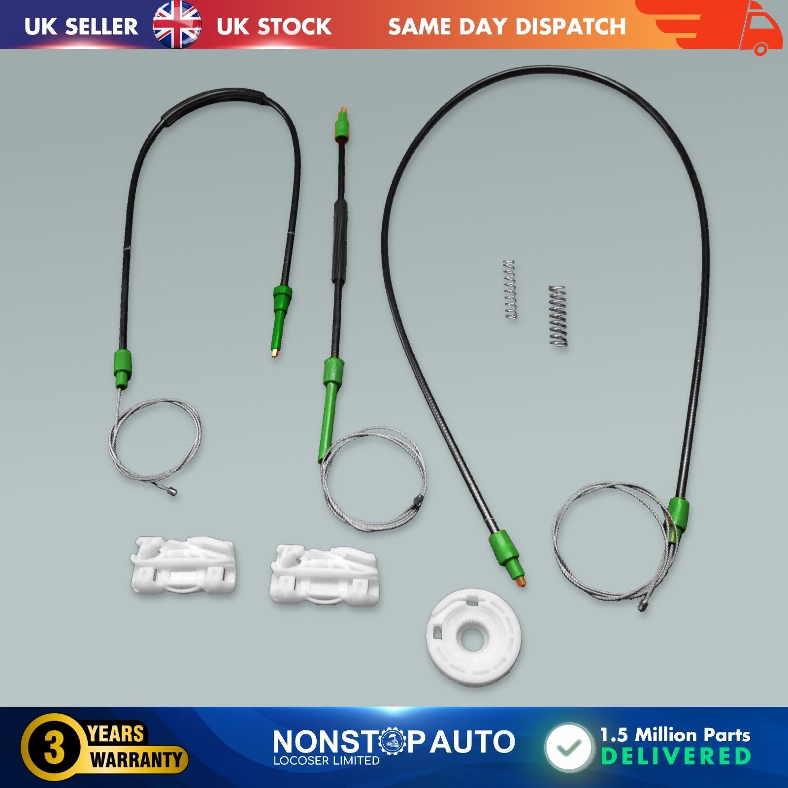 Window Regulator Repair Kit Front Left Side Fits LAND ROVER Freelander