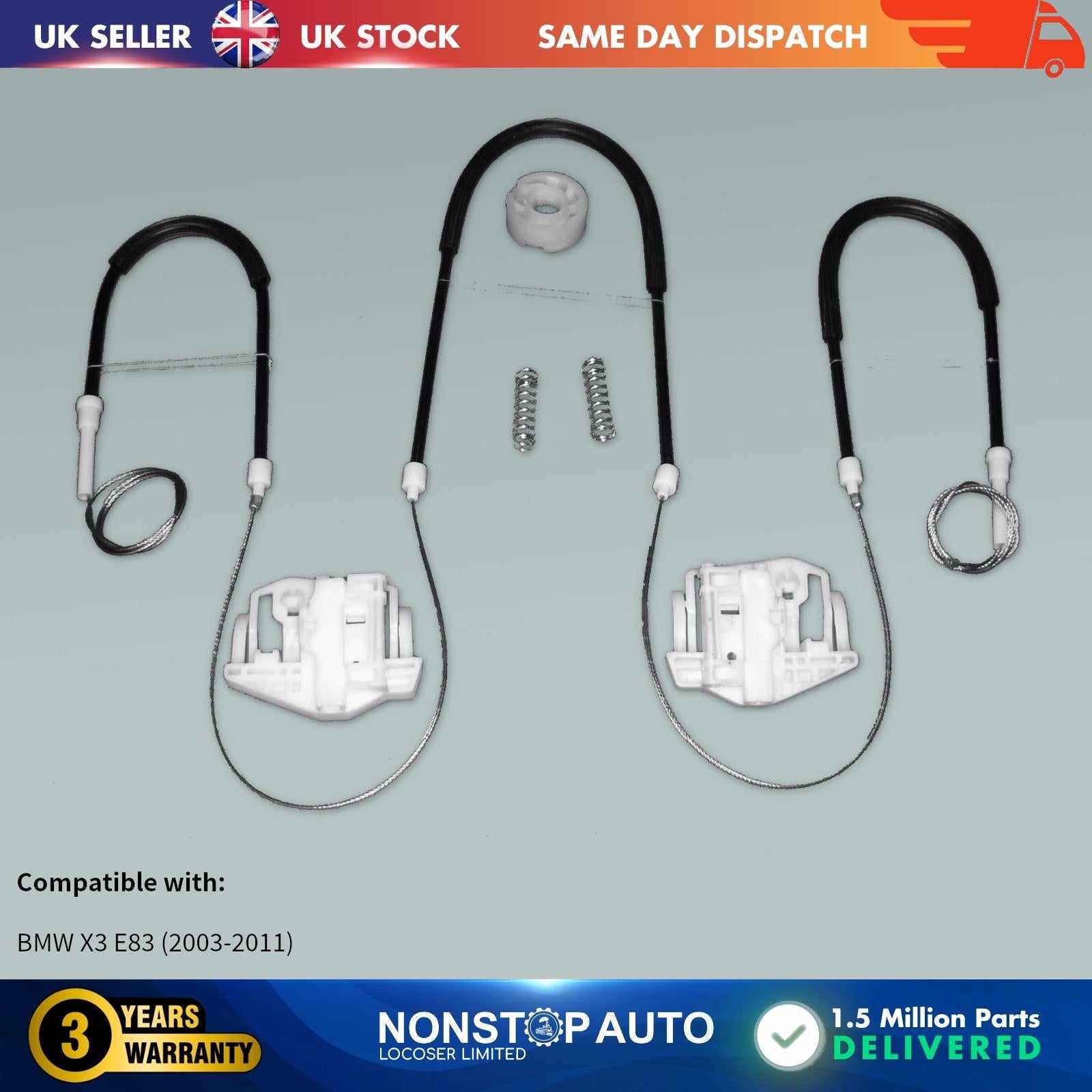 Window Winder Regulator Repair Kit Front Left Fits BMW X3 E83 51333448249