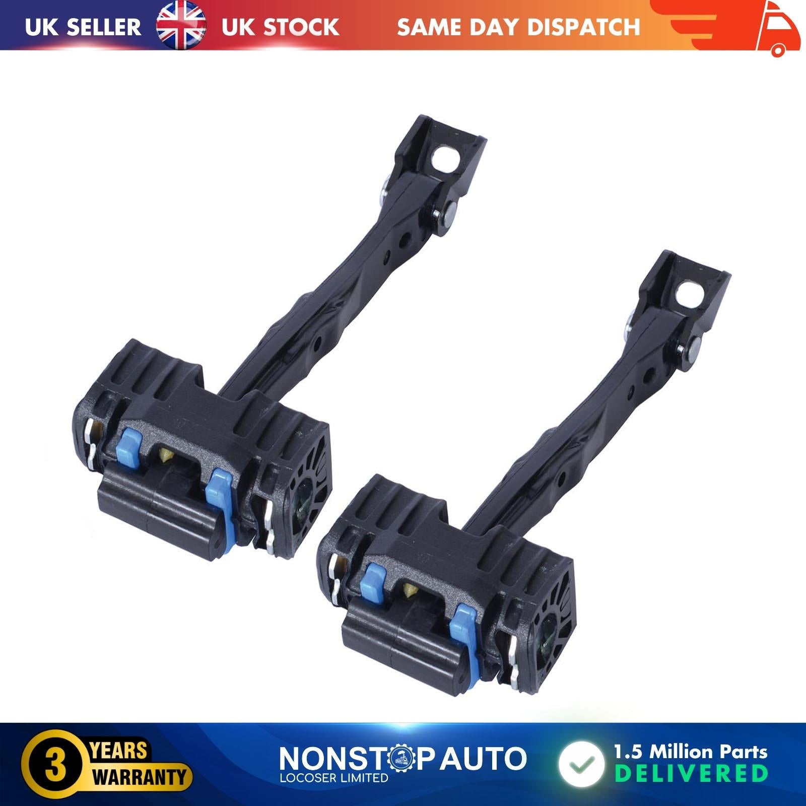 2 X Front Door Hinge Stop Check Strap Limitery Right and Left Side Fits VW Passat B8  3G0837249B