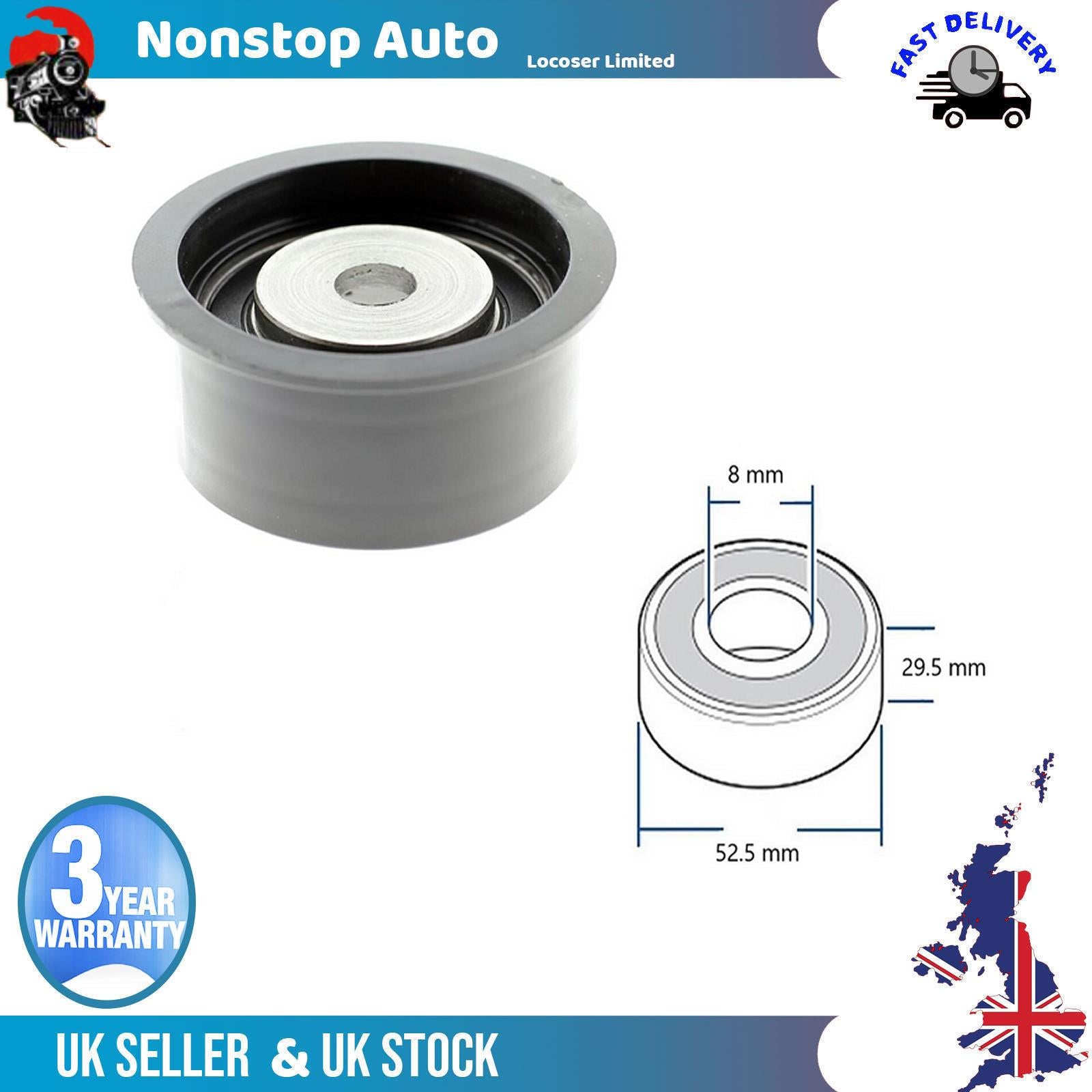 Timing Belt Tensioner Pulley - V - Ribbed Belt Idler For CHEVROLET Lacetti