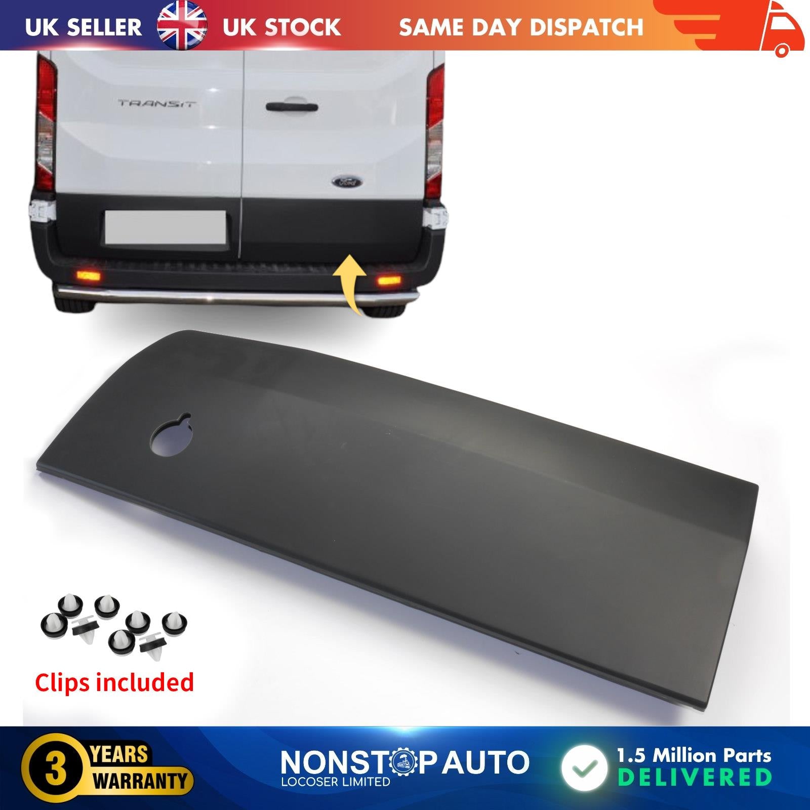 Rear Door Right Side Moulding Trim For Ford Transit MK8 2014-2019 1874805